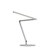 Z-Bar Mini Gen 4 Silver Modern Neutral LED Desk Lamp - Bees Lighting