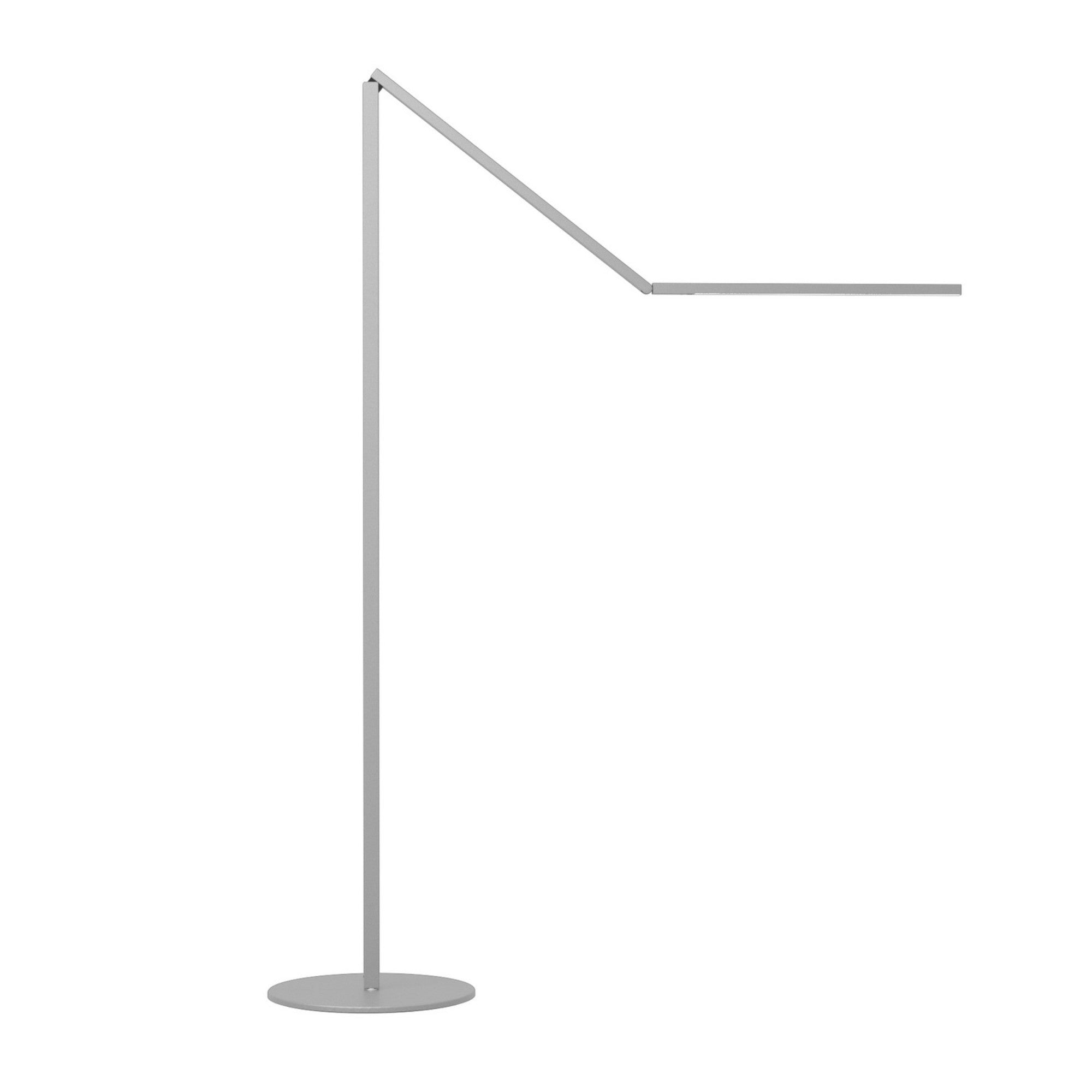 Z-Bar Floor Gen 4 Silver Contemporary LED Floor Lamp - Bees Lighting