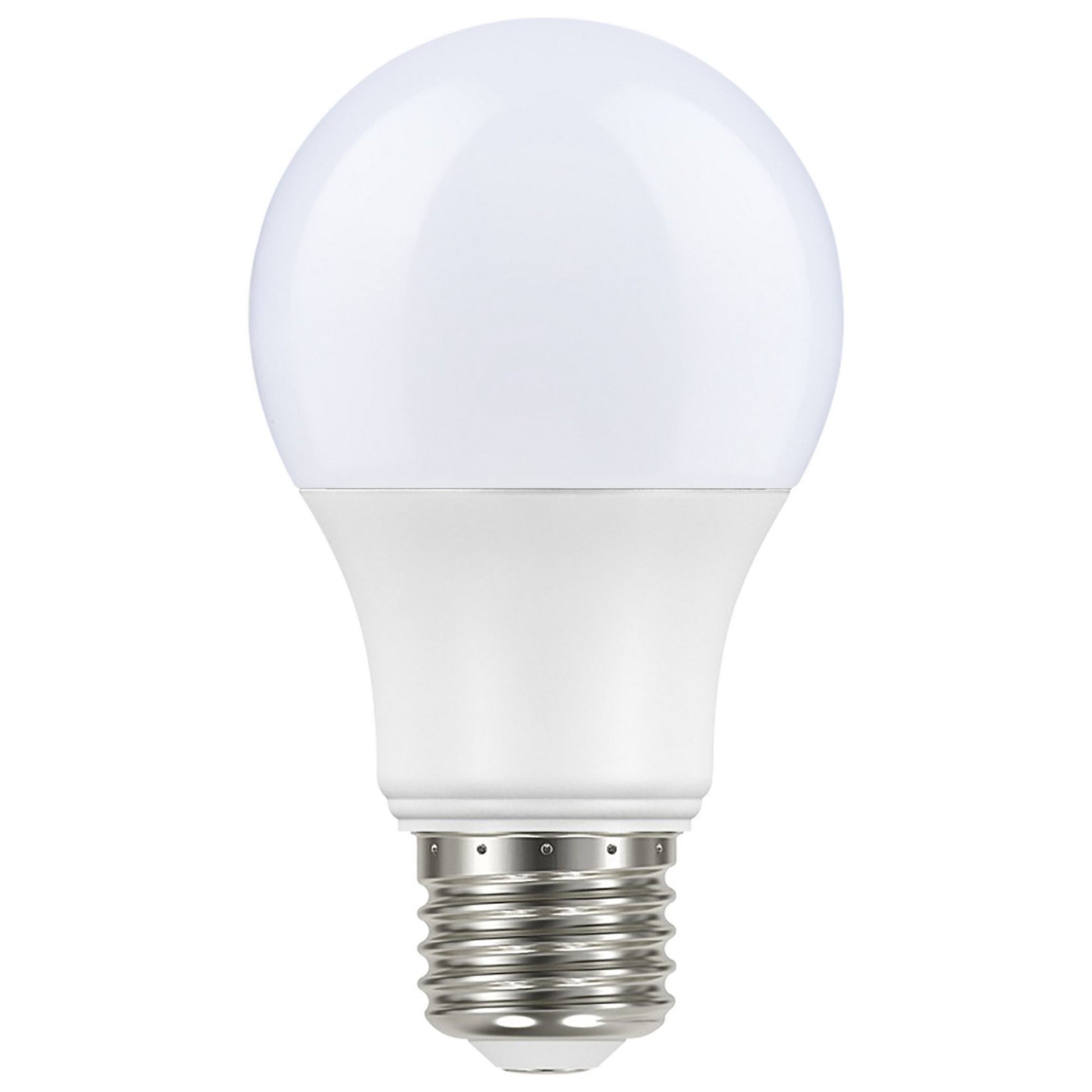 Dusk to Dawn A19 LED Bulb, 8W, 800lm, 2700K, E26 Medium Base, Frosted Finish, With Photocell - Bees Lighting
