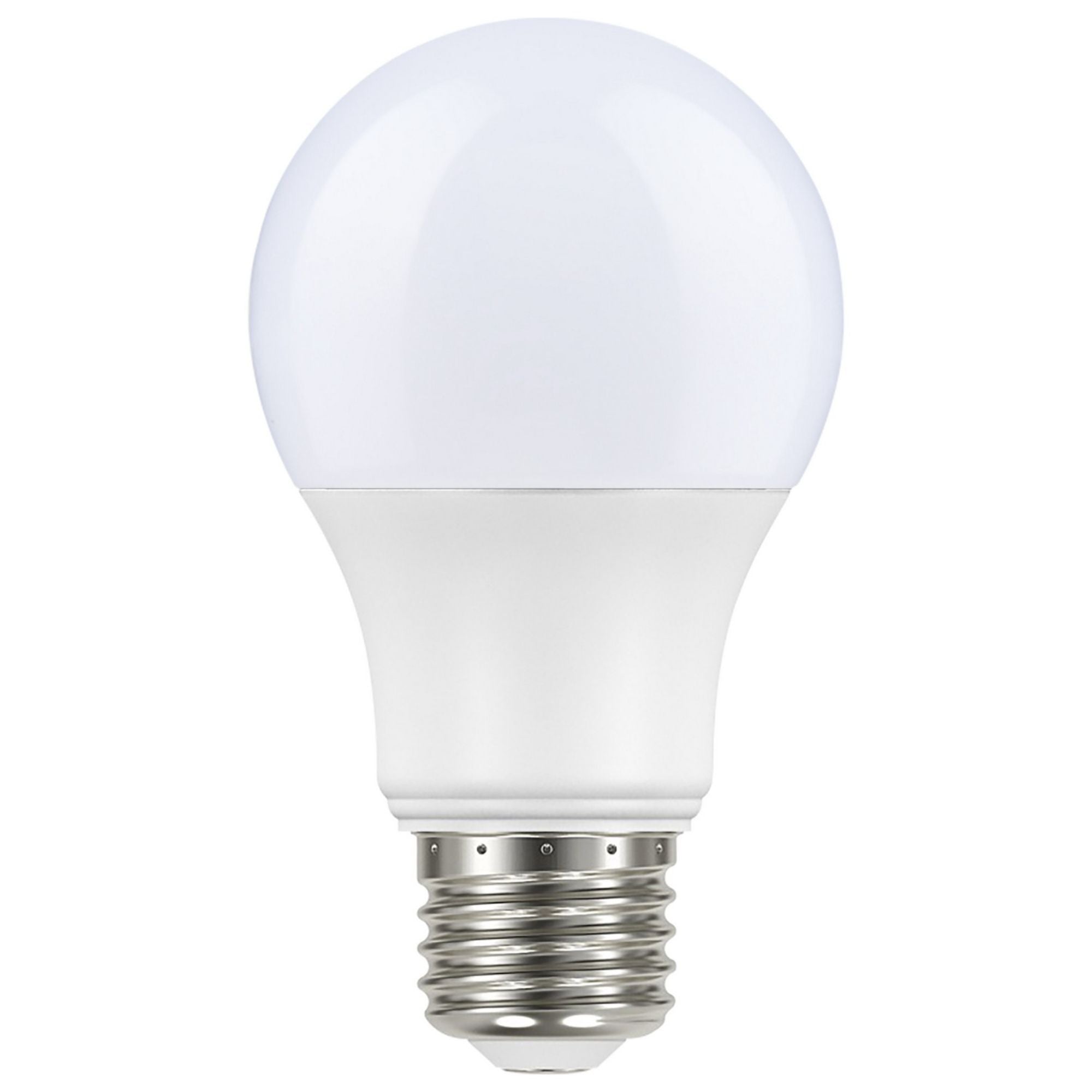 Dusk to Dawn A19 LED Bulb, 8W, 800lm, 2700K, E26 Medium Base, Frosted Finish, With Photocell