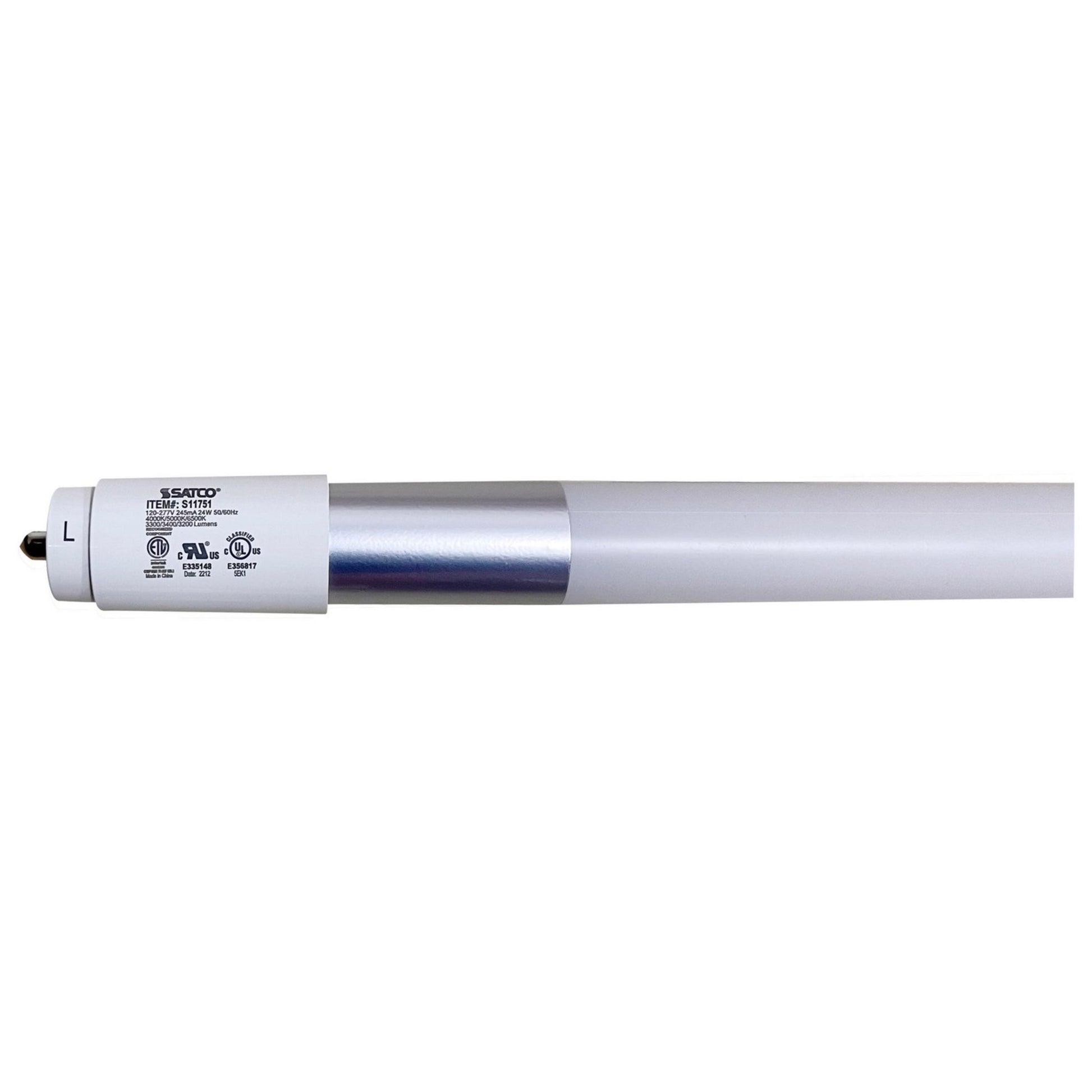 Satco Fa8 Base LED T8 Lamps - Type B, CCT Selectable - Bees Lighting