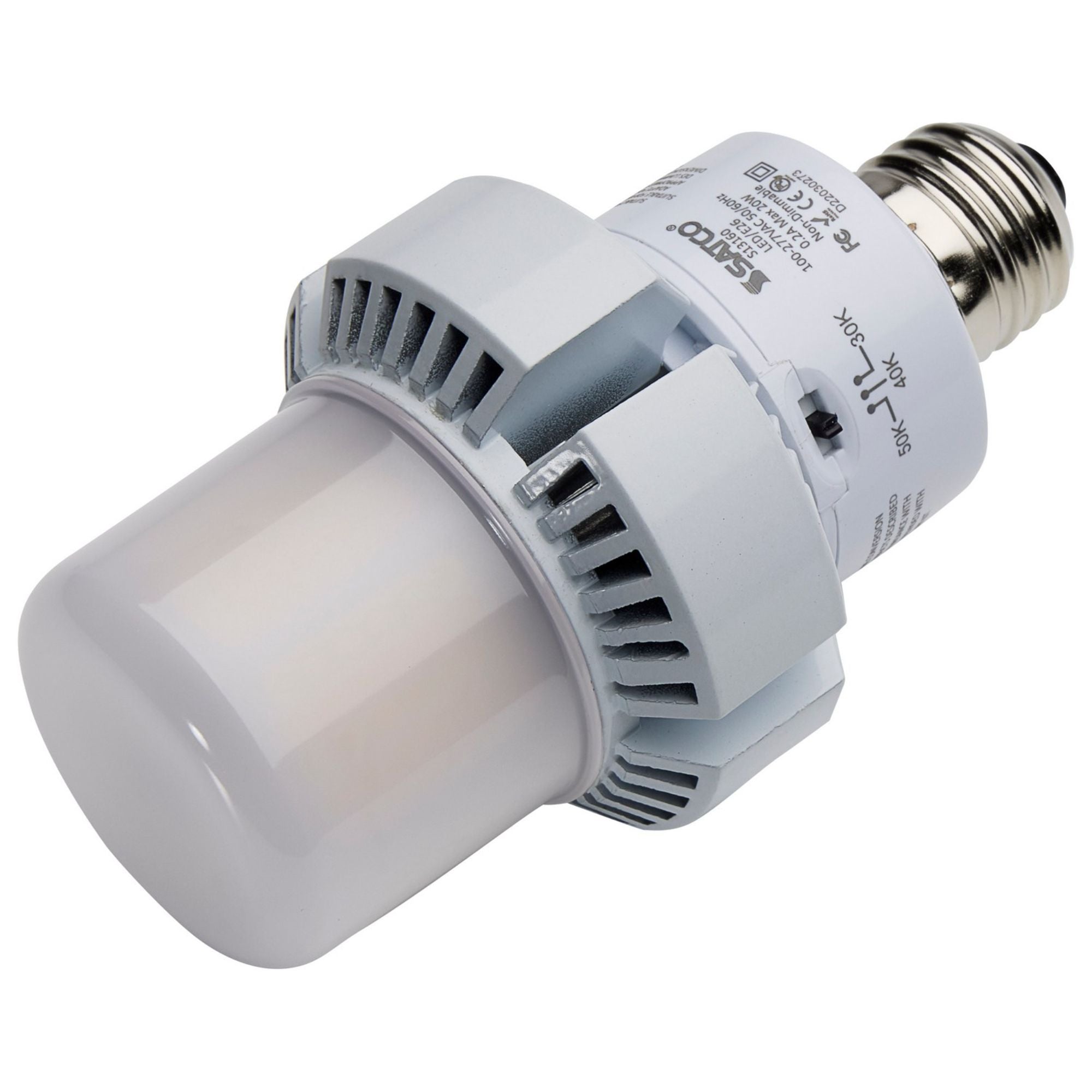 A-Plus 23 LED HID Retrofit Bulb, 20 Watts, 2600 Lumens, Selectable CCT, E26 Base, 120-277V