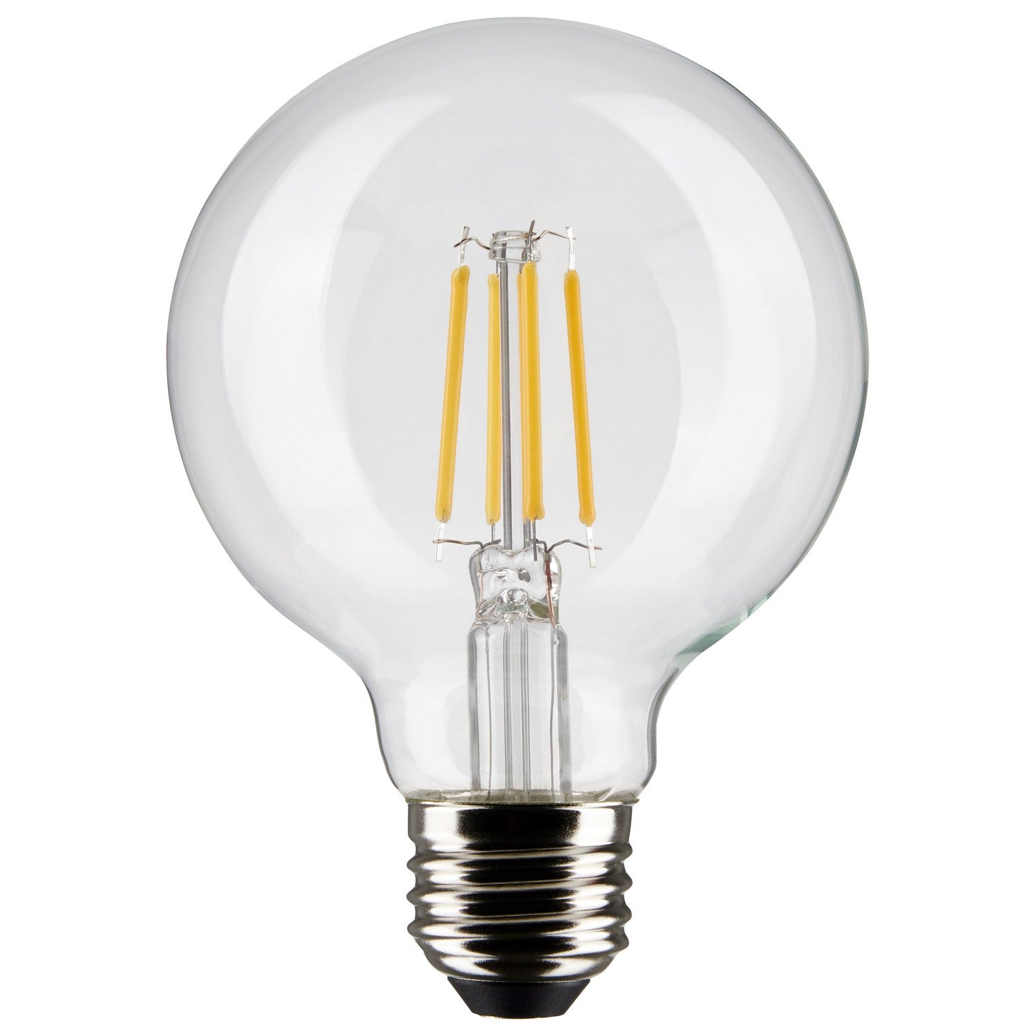 G25 LED Globe Bulb, 6 Watts, 500 Lumens, 60W Equal, 2700K, E26 Medium Base, Clear Finish - Bees Lighting