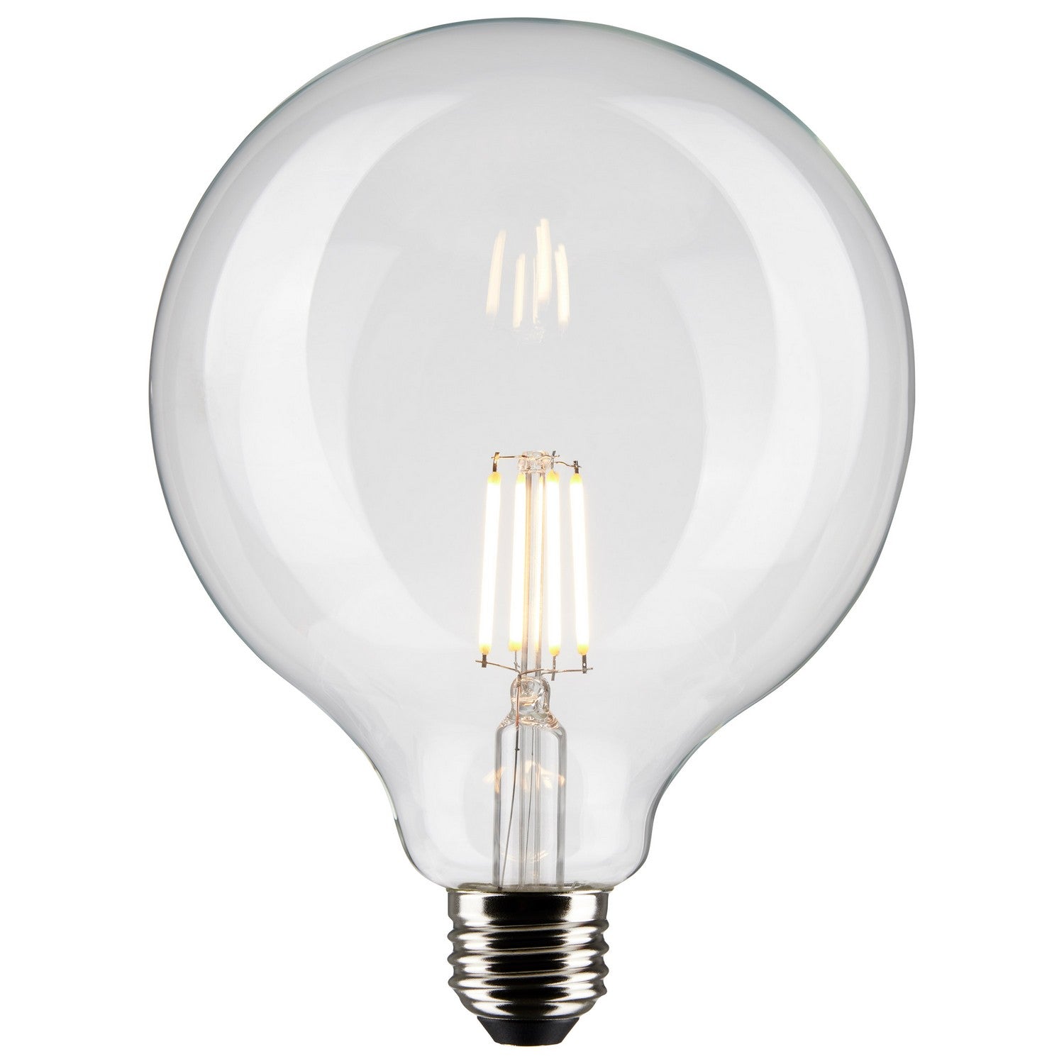 G40 Filament LED Globe Bulb, 4 Watts, 350 Lumens, 40W Equal, 2700K, E26 Medium Base, Clear - Bees Lighting