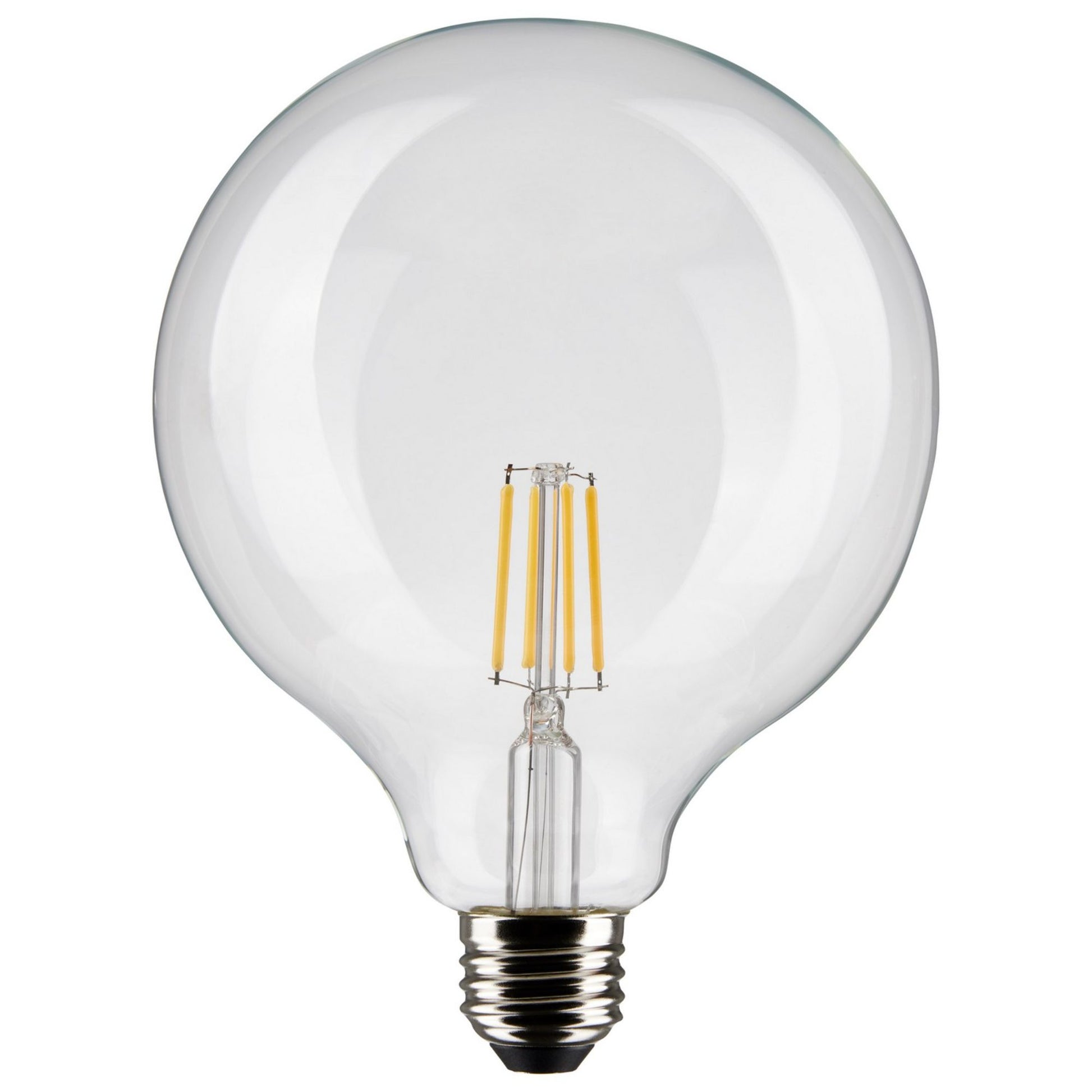G40 Filament LED Globe Bulb, 4 Watts, 350 Lumens, 40W Equal, 2700K, E26 Medium Base, Clear - Bees Lighting
