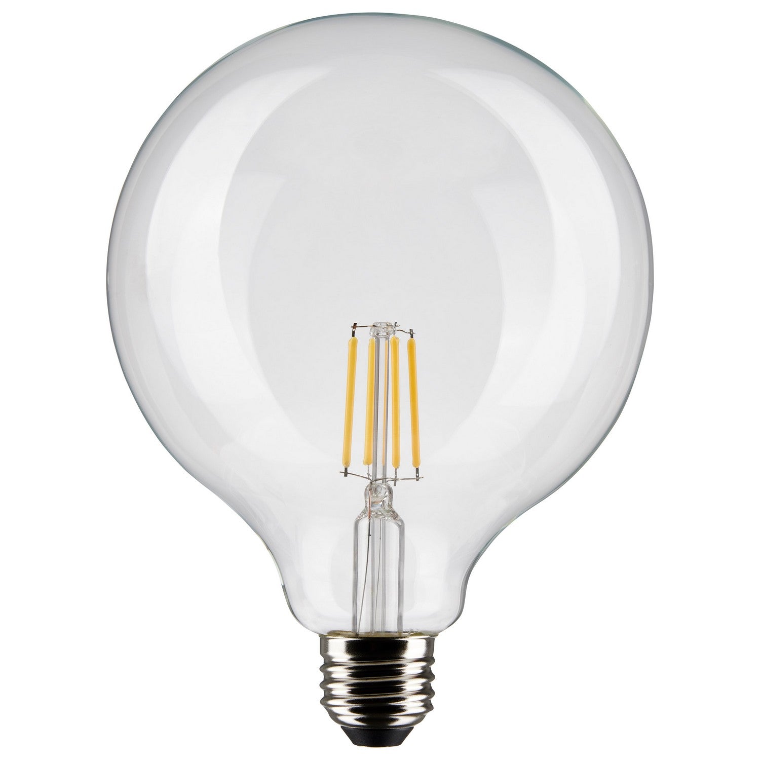 G40 Filament LED Globe Bulb, 6 Watts, 500 Lumens, 60W Equal, 2700K, E26 Medium Base, Clear - Bees Lighting