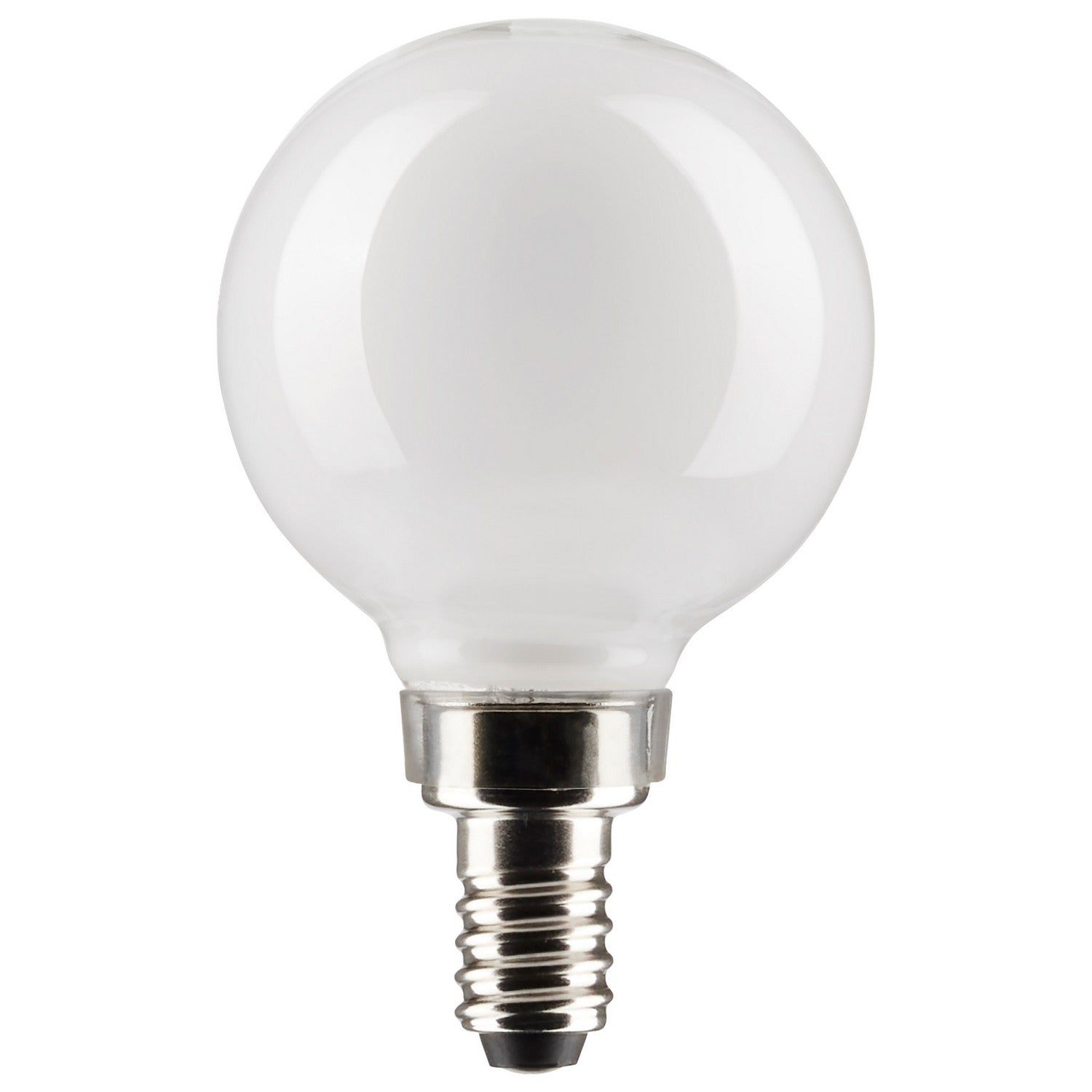 G16.5 LED Globe Bulb, 5W, 350 Lumens, 40W Equal, 2700K, E12 Base, Frosted, Pack of 2 - Bees Lighting