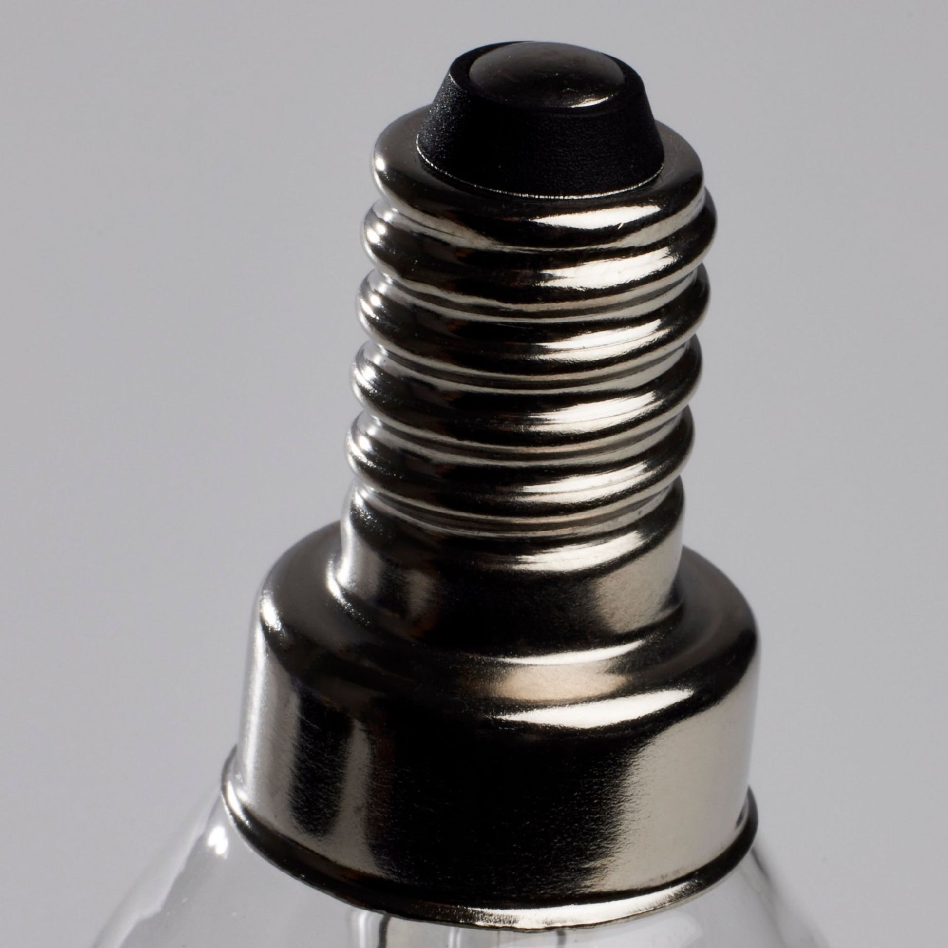 CA10 Filament LED Bulb, 6W, 500lm, 2700K, 60W Equal, E12 Candelabra Base, Clear, Pack of 2 - Bees Lighting