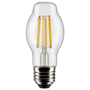 BT15 Filament LED Bulb, 8 Watts, 800lm, 60W Equal, 2700K, E26 Medium Base, Clear, Pack of 2 - Bees Lighting