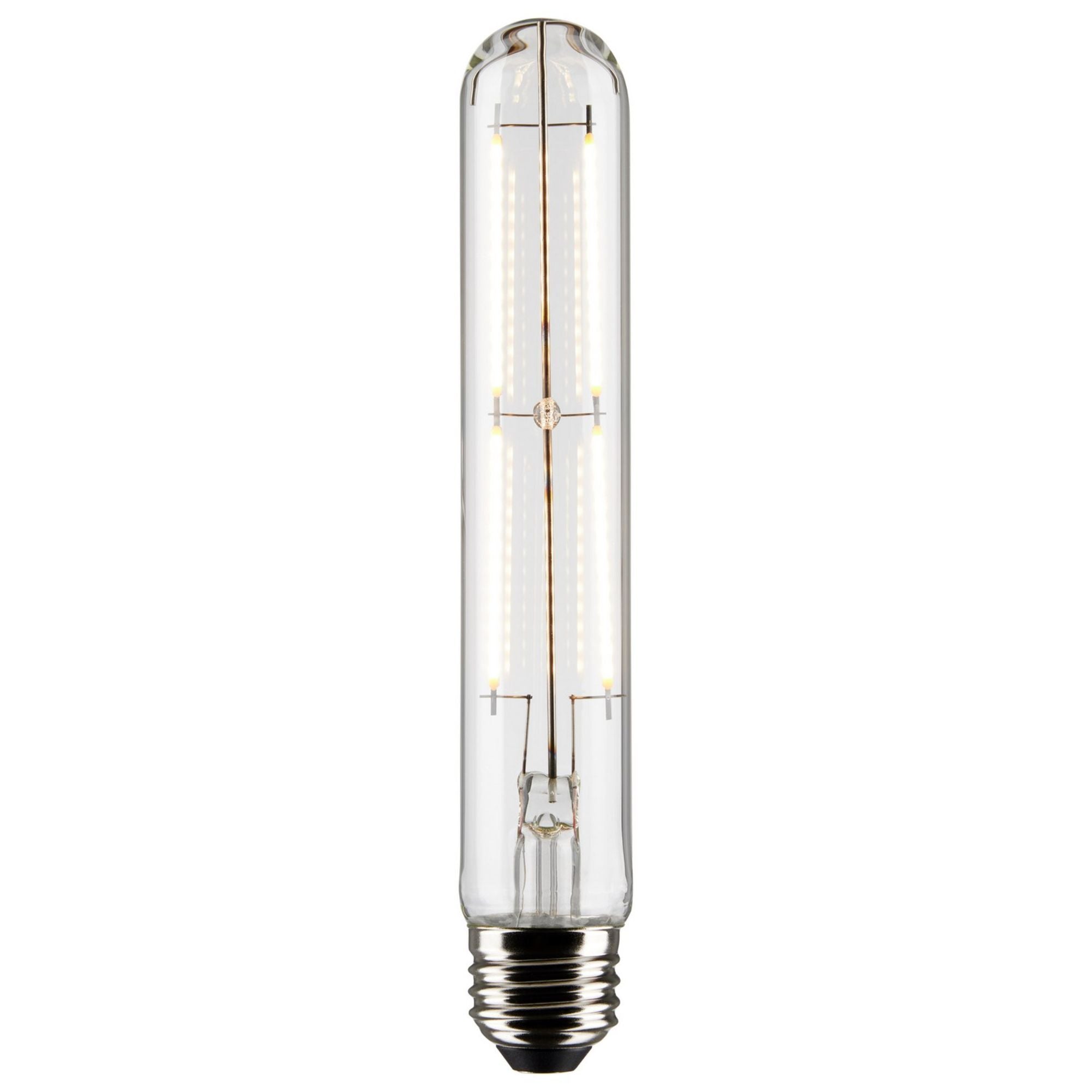 T9 LED Single Tube Bulb, 8W, 800 Lumens, 2700K, 60W Equal, E26 Medium Base, Clear, Pack of 2