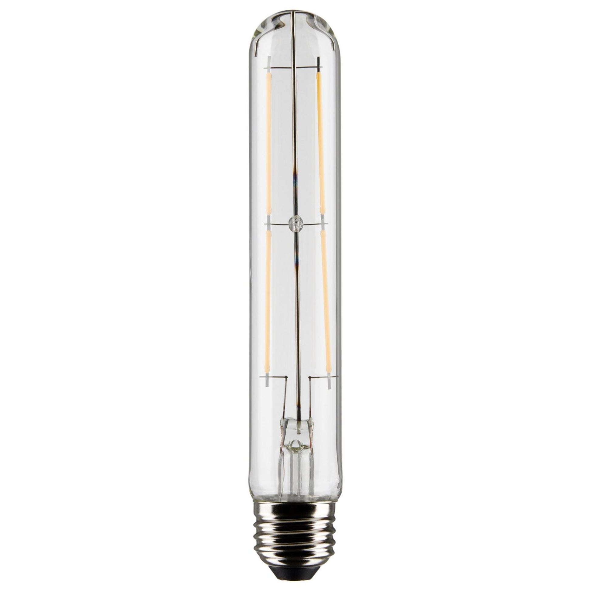 T9 LED Single Tube Bulb, 8W, 800 Lumens, 2700K, 60W Equal, E26 Medium Base, Clear, Pack of 2 - Bees Lighting