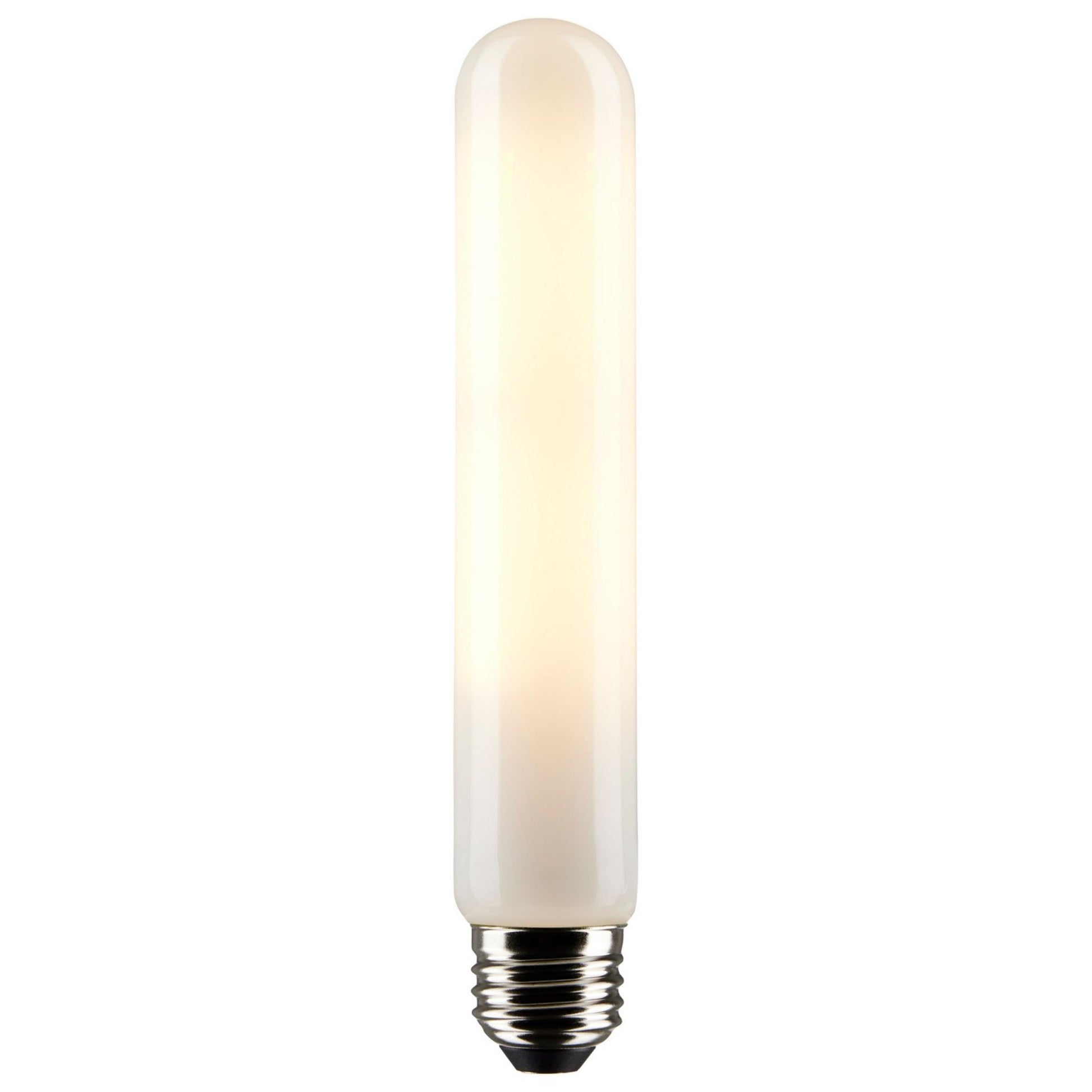 T9 LED Single Tube Bulb, 8W, 700 Lumens, 2700K, 60W Equal, E26 Medium Base, Frosted, Pack of 2 - Bees Lighting