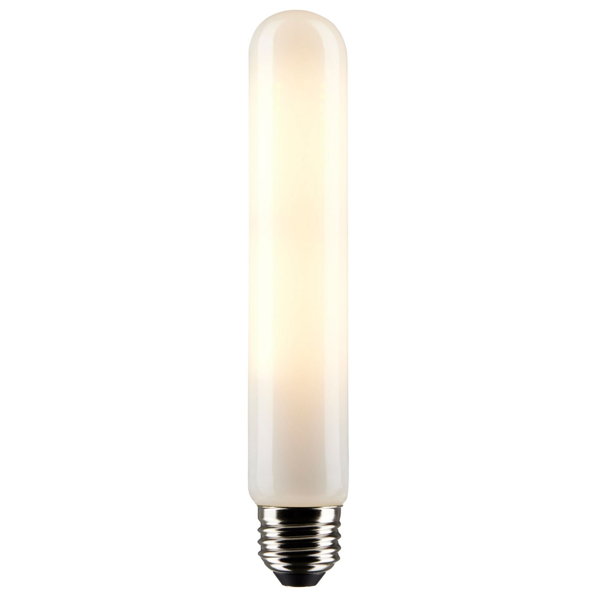 T9 LED Single Tube Bulb, 8W, 700 Lumens, 2700K, 60W Equal, E26 Medium Base, Frosted, Pack of 2 - Bees Lighting