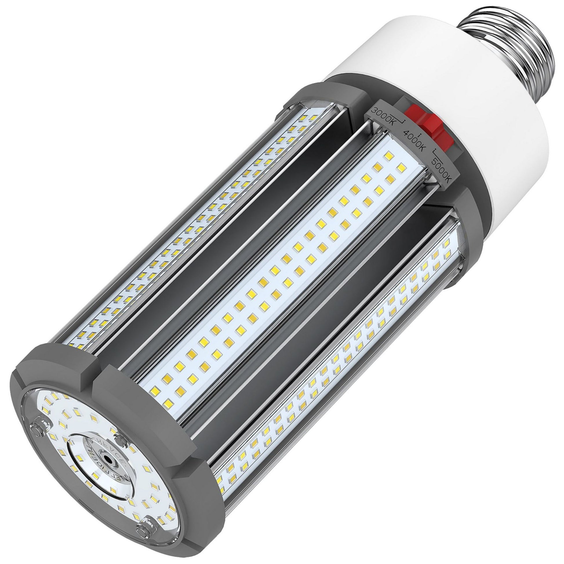 Retrofit LED Corn Bulb Omnidirectional, 45 Watts, 6300lm, Selectable CCT, E26 Base, 480V - Bees Lighting
