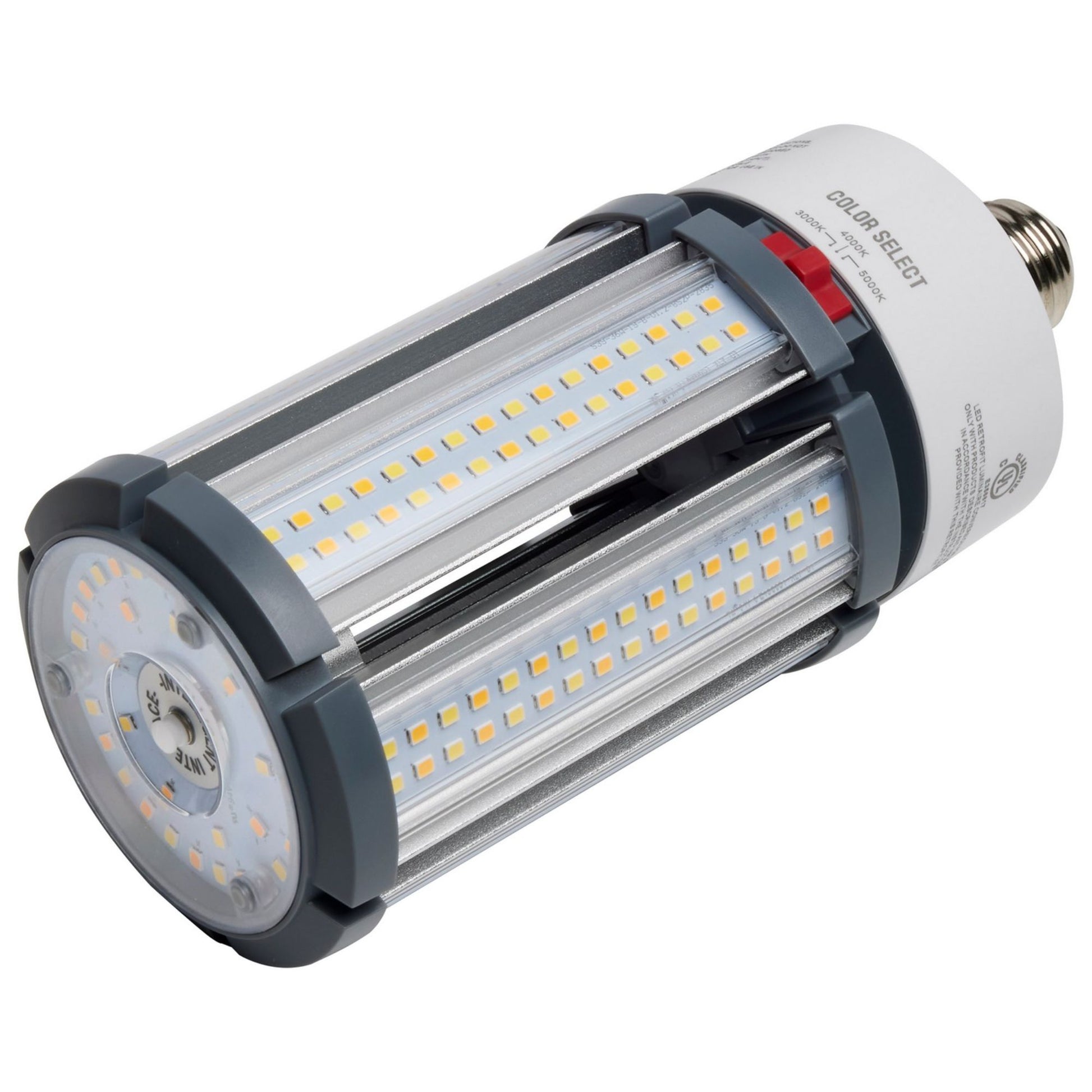 Retrofit LED Corn Bulb Omnidirectional, 45 Watts, 6300lm, Selectable CCT, E26 Base, 480V - Bees Lighting