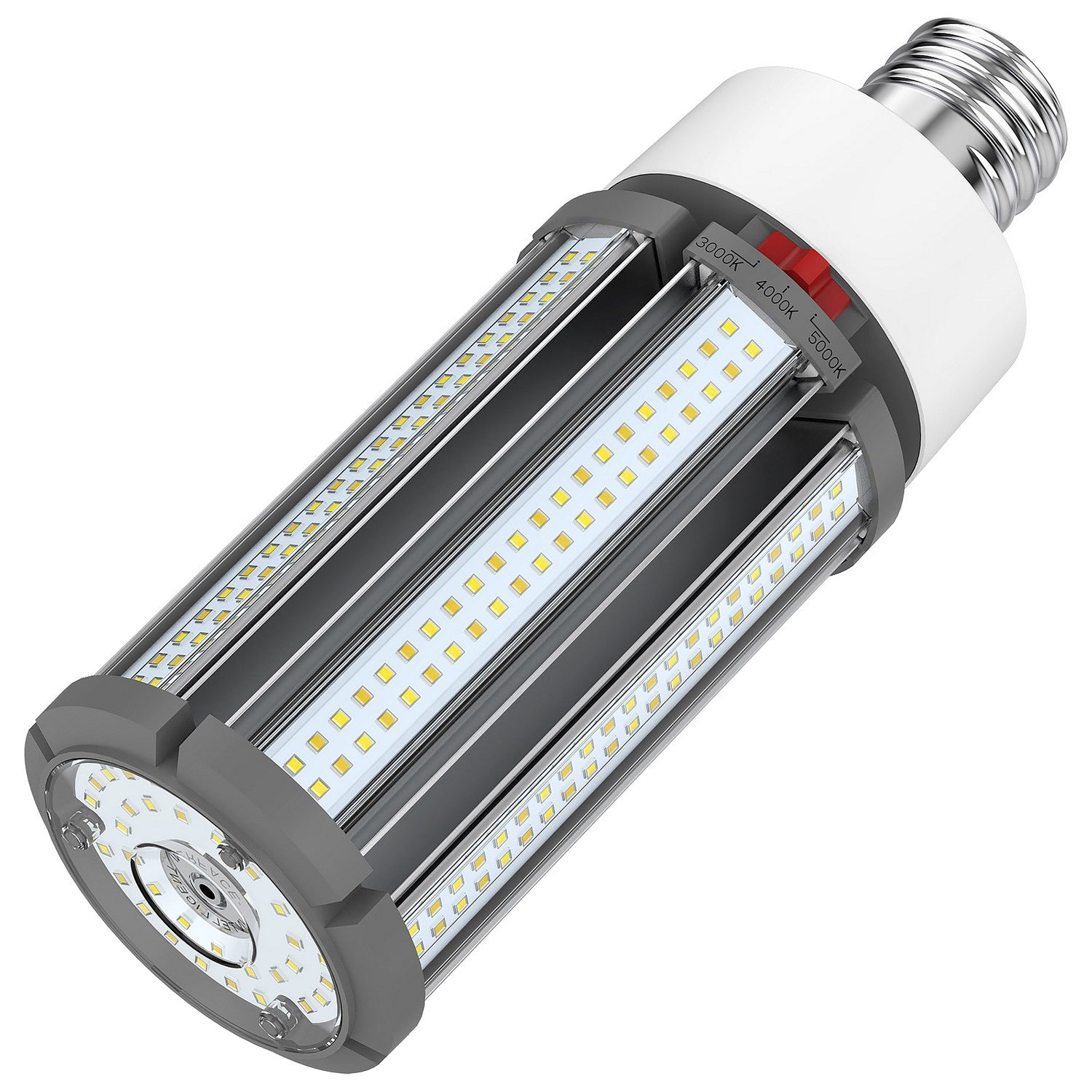 Retrofit LED Corn Bulb Omnidirectional, 45 Watts, 6300lm, Selectable CCT, EX39 Mogul, 480V - Bees Lighting