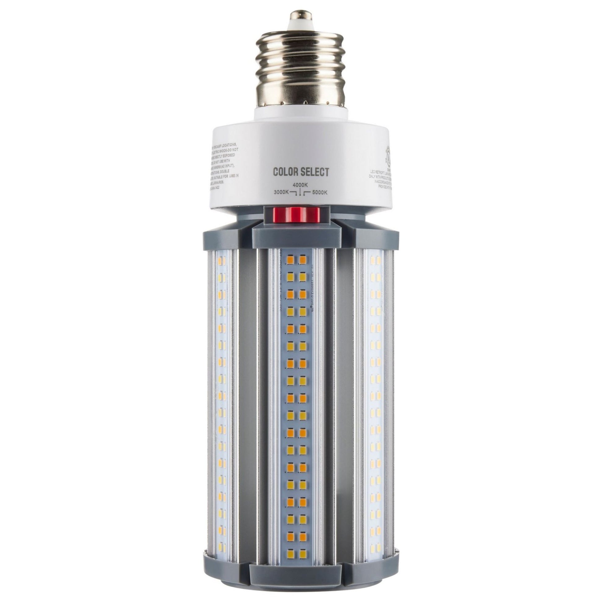 Retrofit LED Corn Bulb Omnidirectional, 45 Watts, 6300lm, Selectable CCT, EX39 Mogul, 480V - Bees Lighting