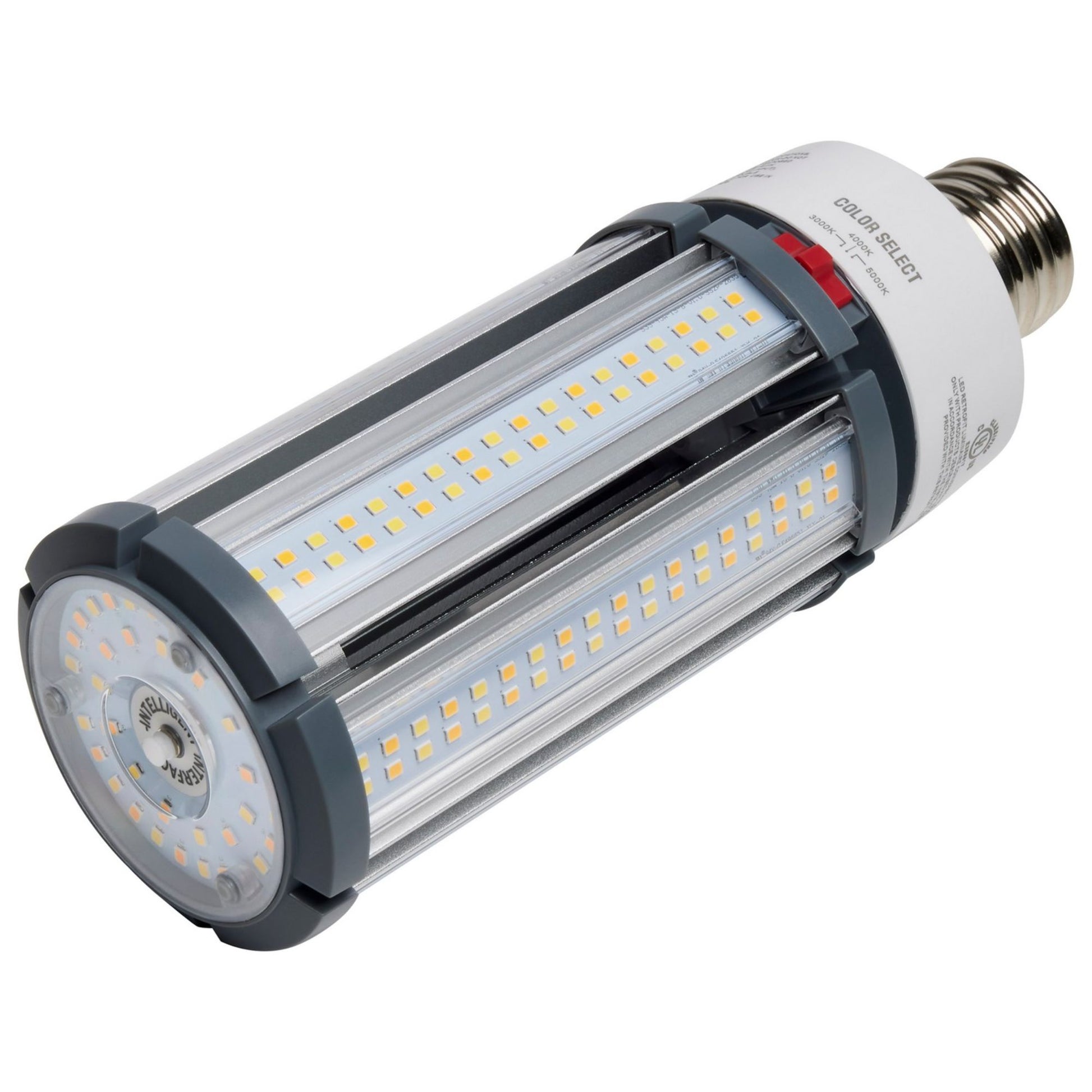 Retrofit LED Corn Bulb Omnidirectional, 45 Watts, 6300lm, Selectable CCT, EX39 Mogul, 480V - Bees Lighting
