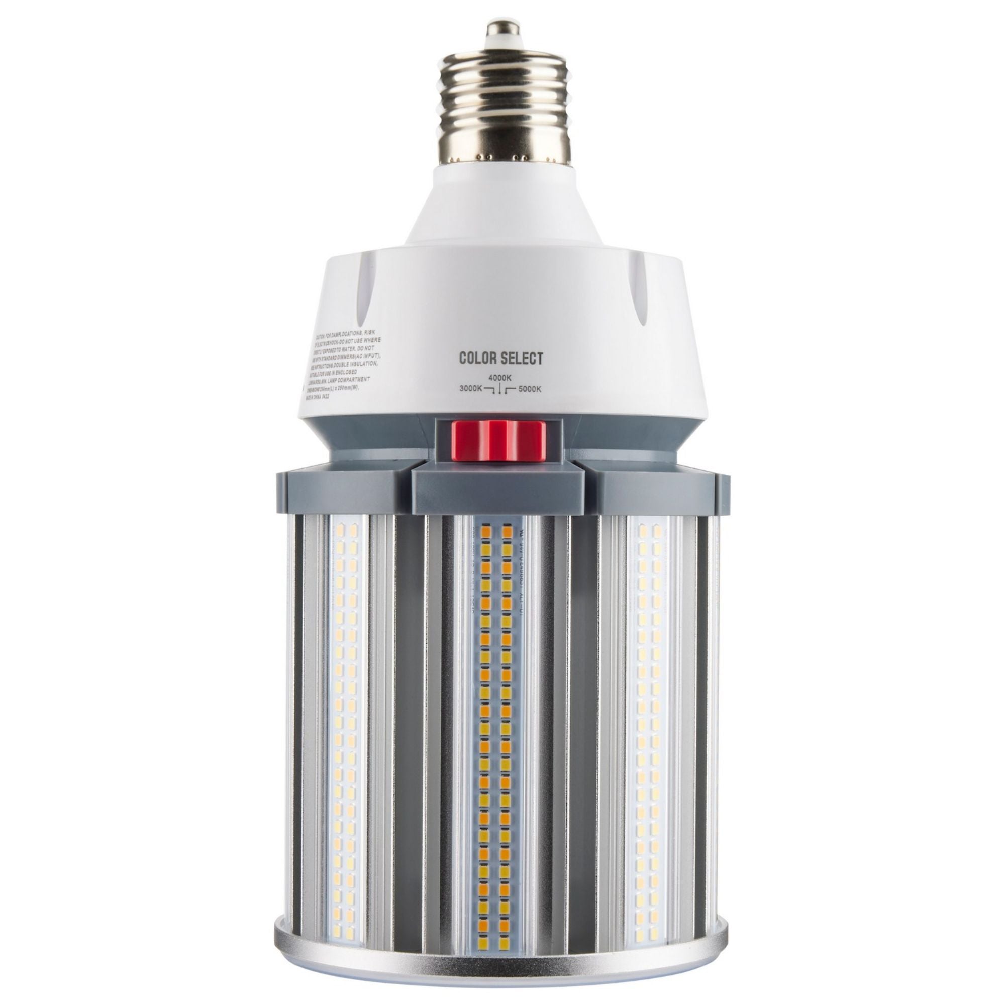 Retrofit LED Corn Bulb Omnidirectional, 100 Watts, 14000lm, Selectable CCT, EX39 Mogul, 480V - Bees Lighting