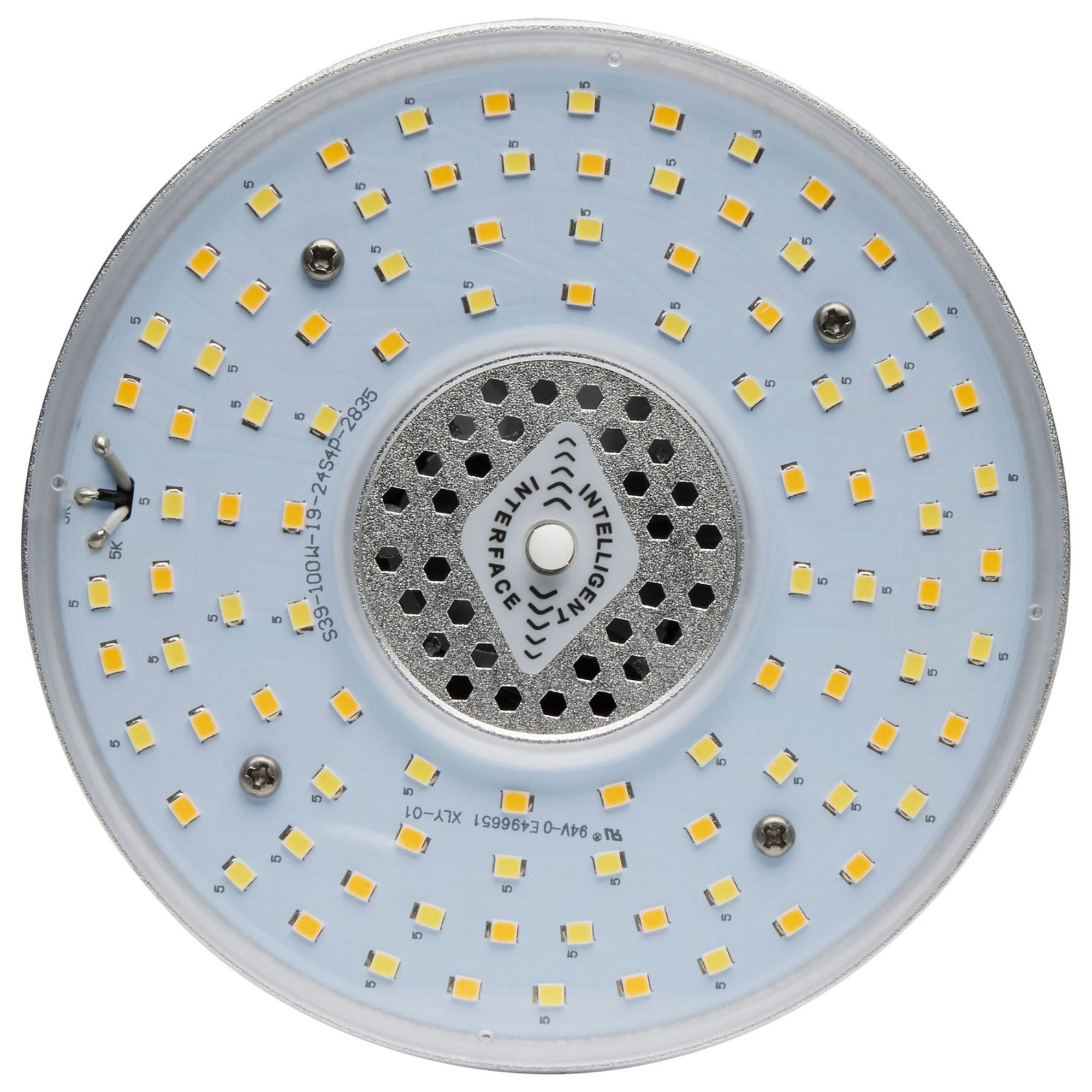 Retrofit LED Corn Bulb Omnidirectional, 100 Watts, 14000lm, Selectable CCT, EX39 Mogul, 480V - Bees Lighting
