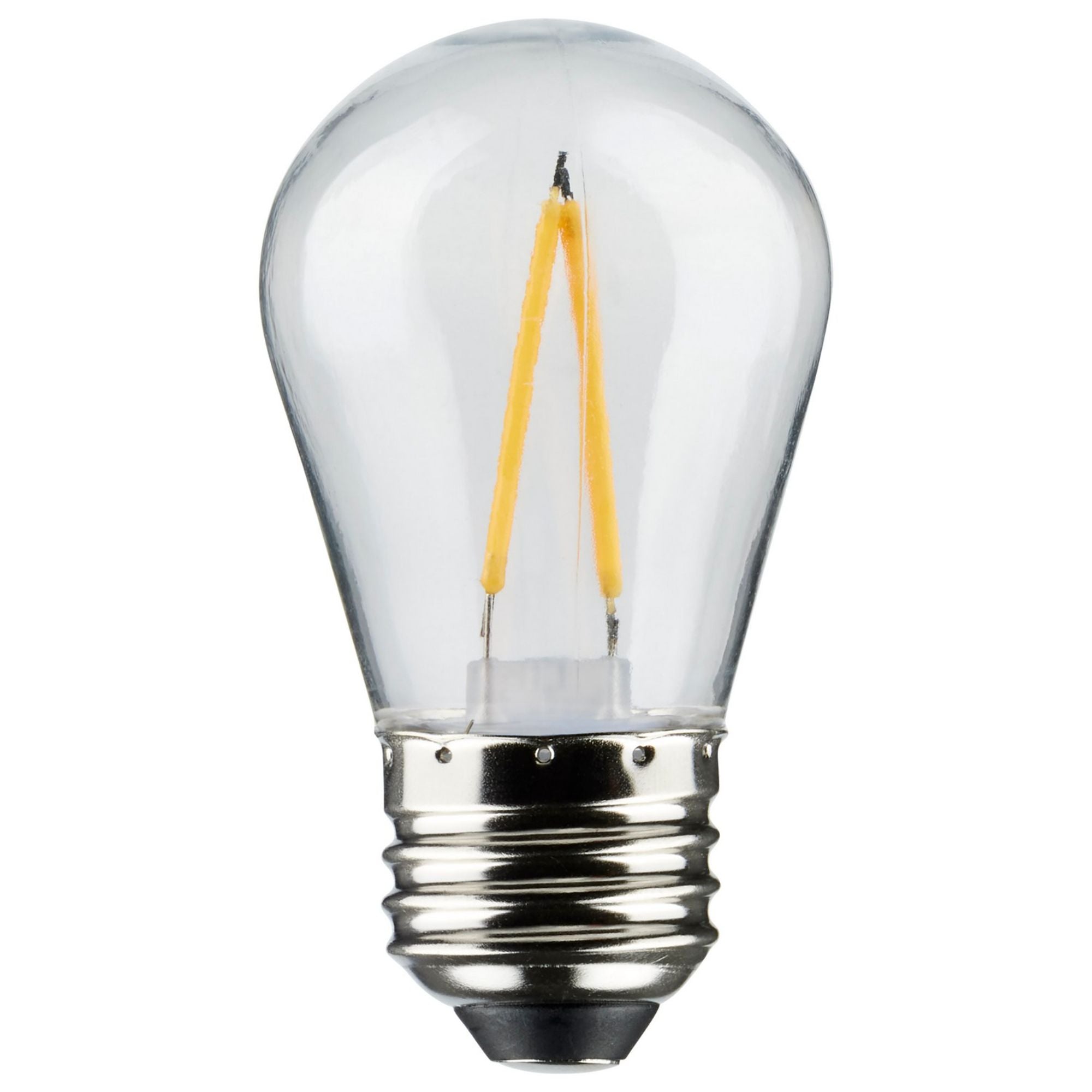Indoor/Outdoor 24 Feet LED String Light, 12-LED Bulbs, 2200K