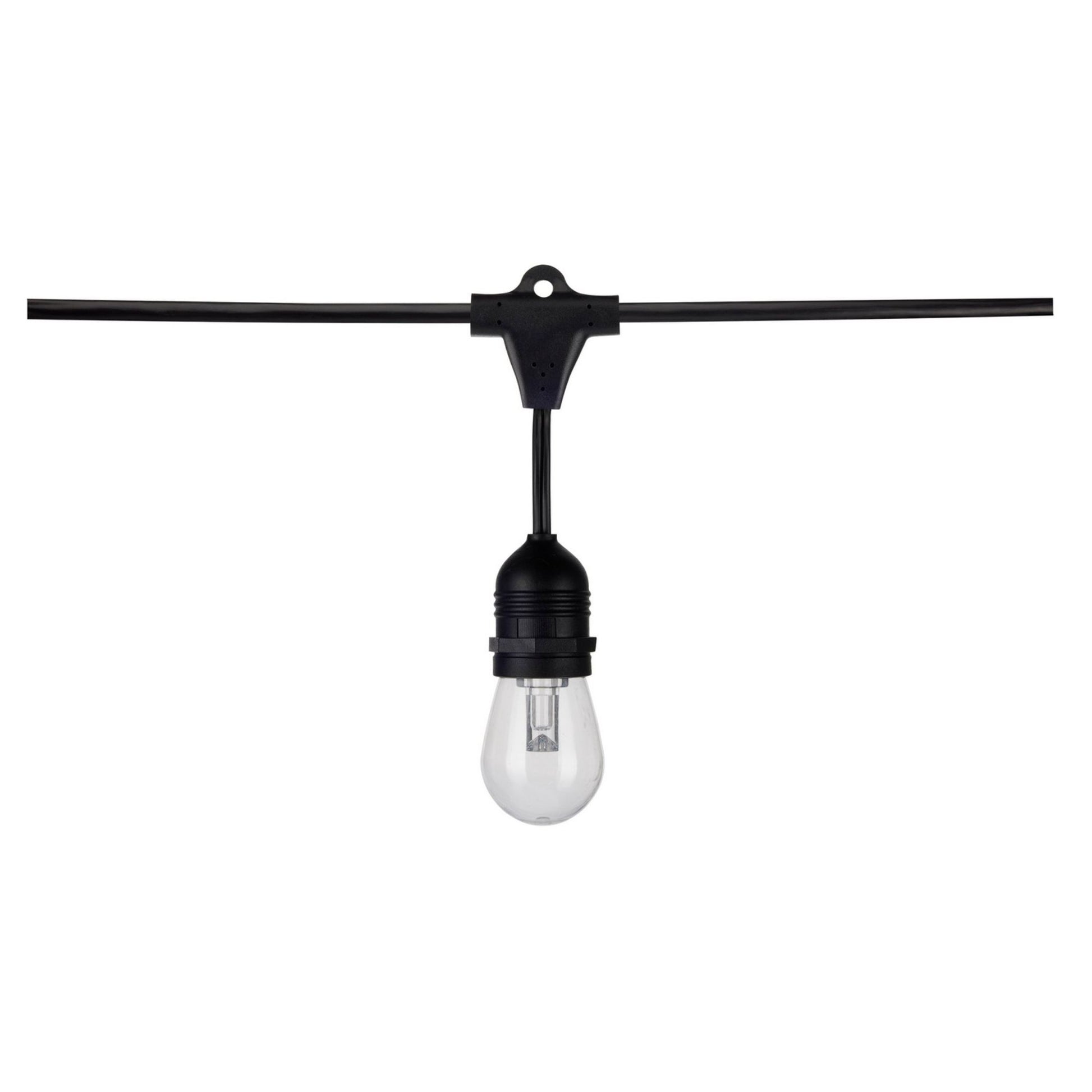 Indoor/Outdoor 48 Feet LED String Light with Remote, 15-LED Bulbs, RGBTW - Bees Lighting