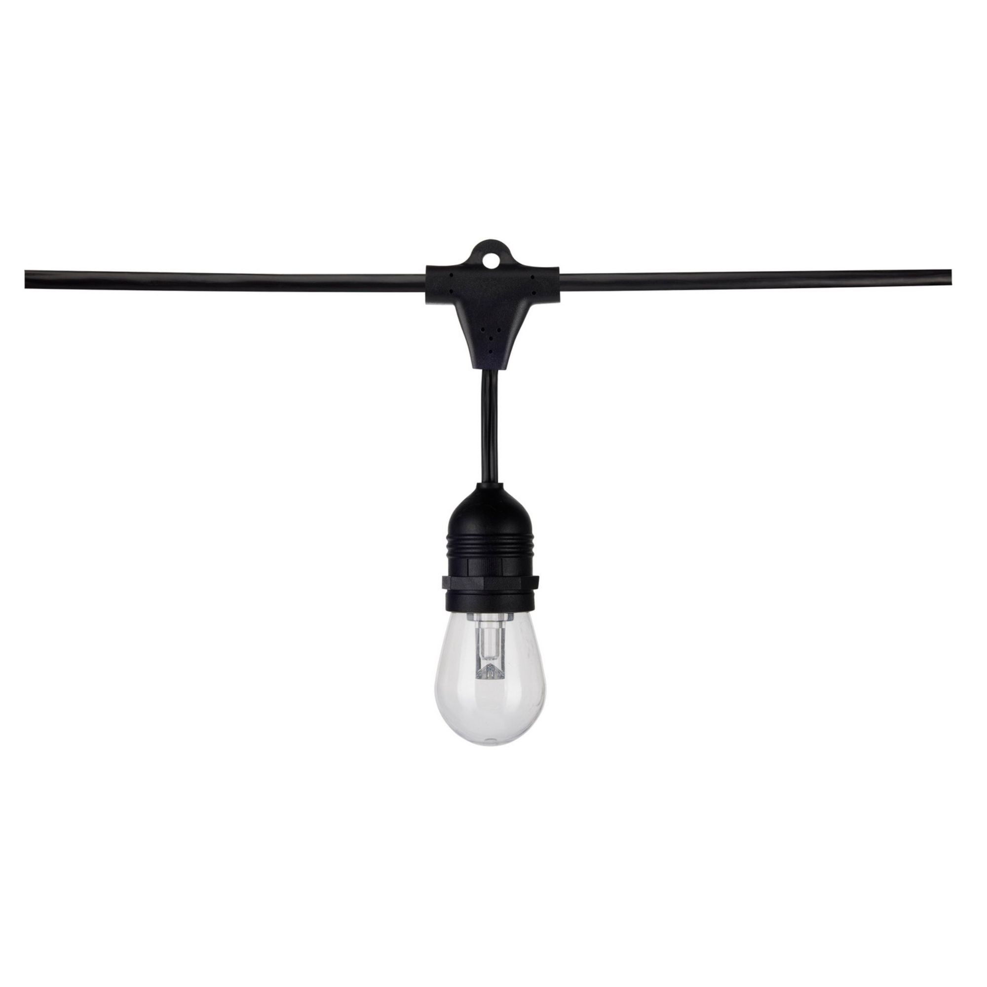 Indoor/Outdoor 48 Feet LED String Light with Remote, 15-LED Bulbs, RGBTW