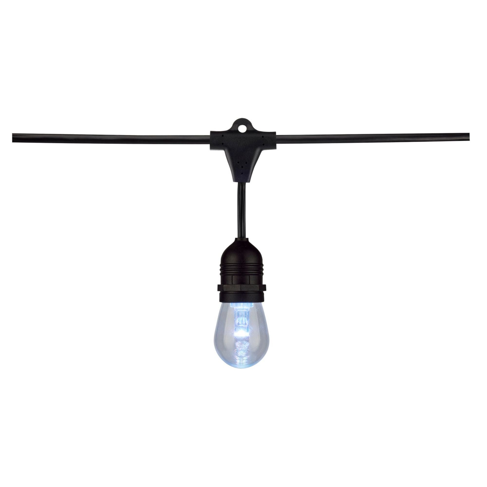 Indoor/Outdoor 48 Feet LED String Light with Remote, 15-LED Bulbs, RGBTW - Bees Lighting