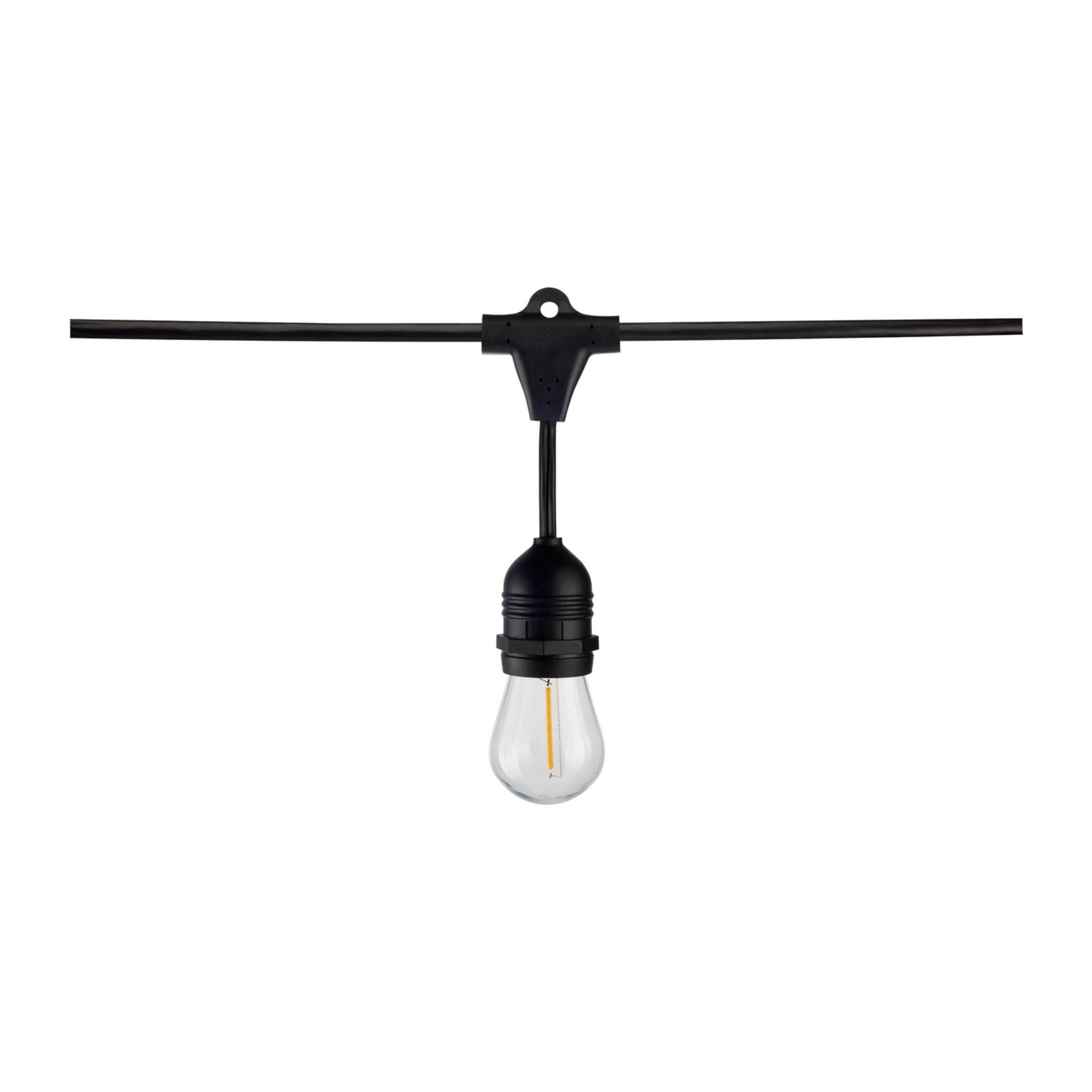 Indoor/Outdoor 24 Feet LED String Light, 12-S14 bulbs, 2200K, Pack of 2 - Bees Lighting