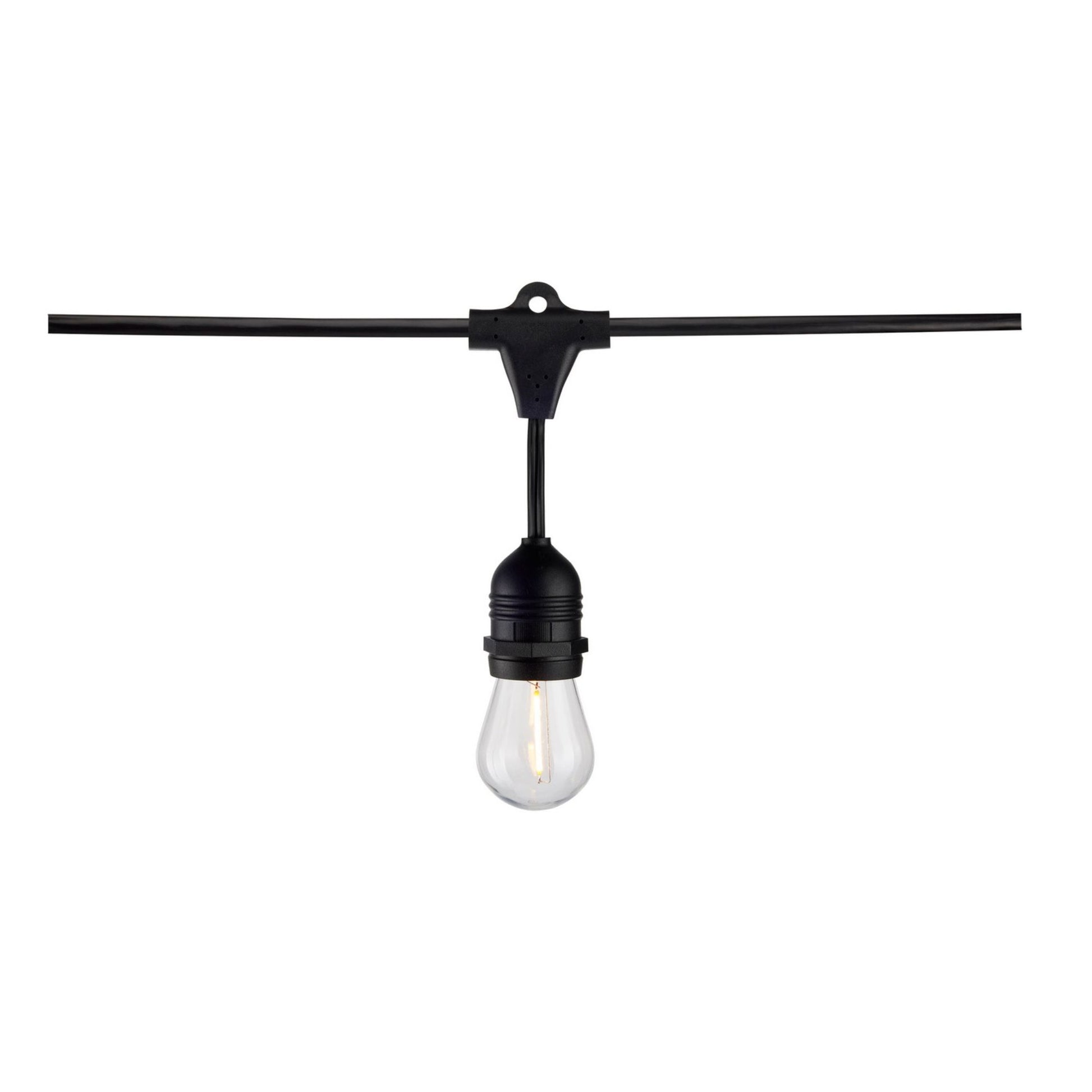 Indoor/Outdoor 24 Feet LED String Light, 12-S14 bulbs, 2200K, Pack of 2 - Bees Lighting