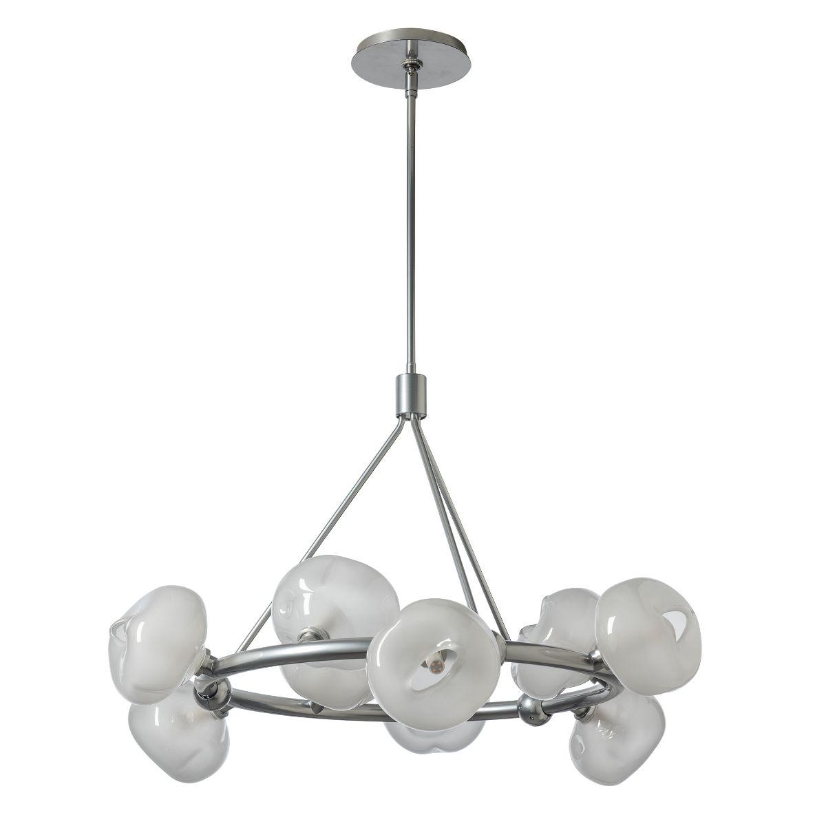 Ume 32 In. 9 Lights Pendant Light Frosted Glass