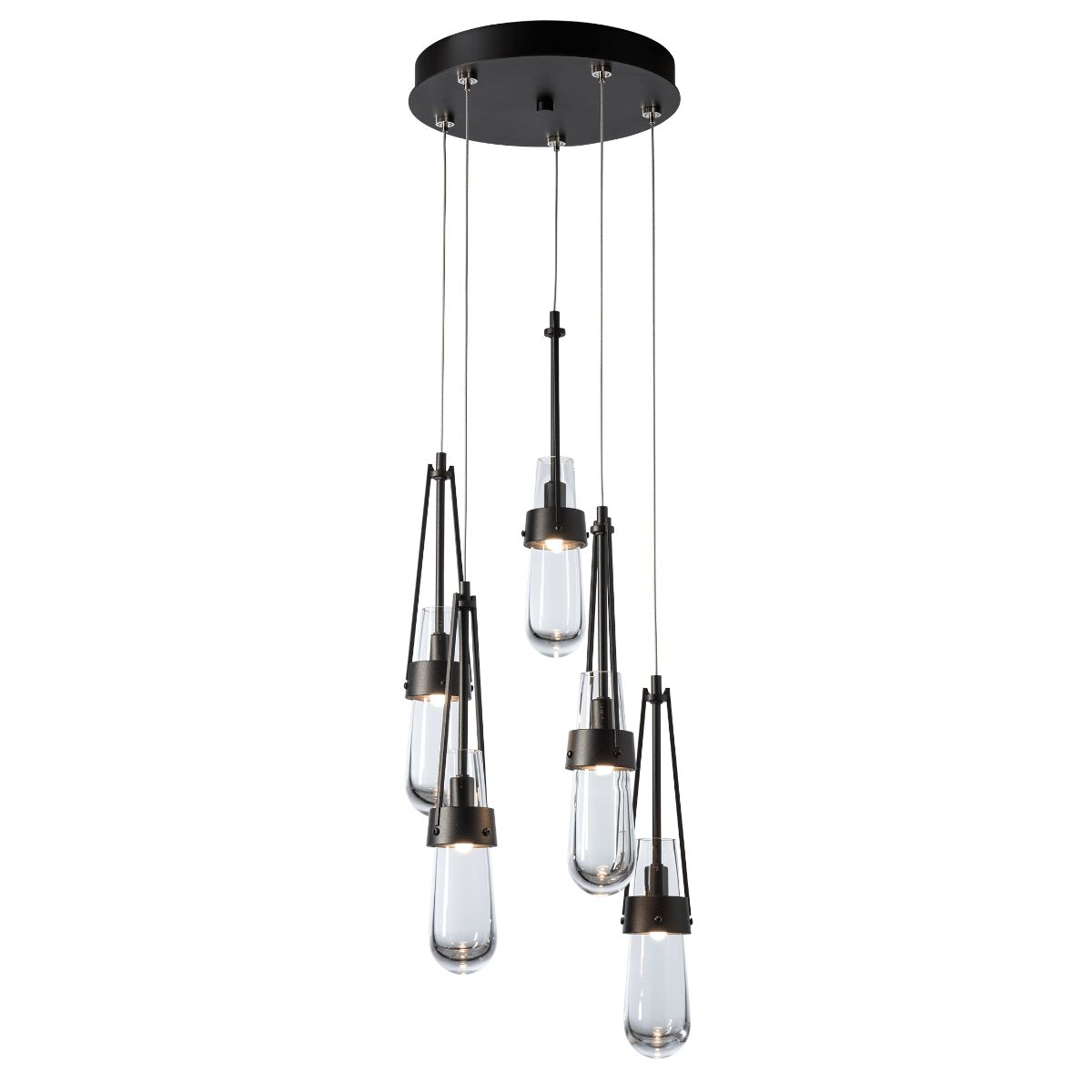 Link 5 lights Pendant Light with Long Height - Bees Lighting