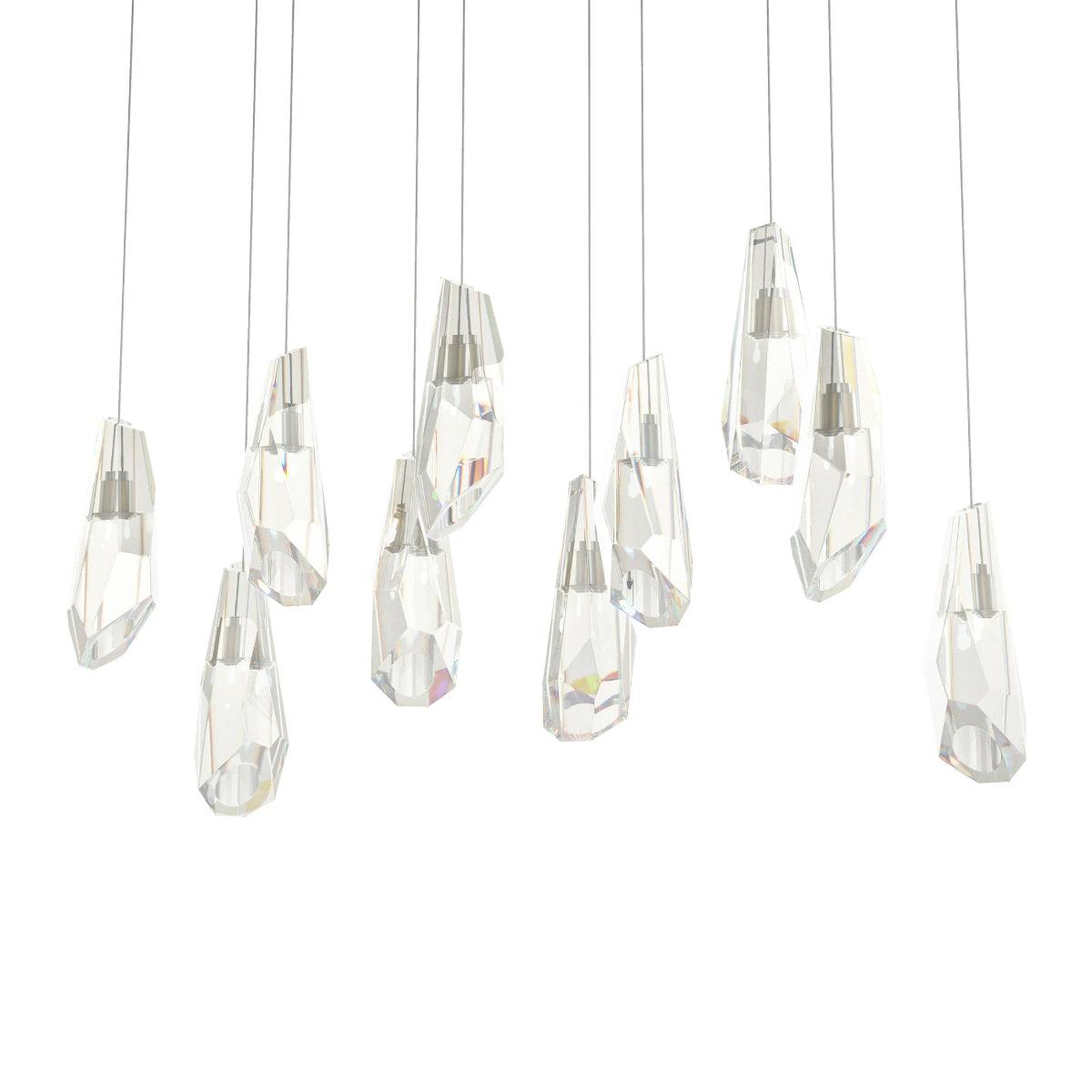 Luma 45 in. 10 Lights Linear Pendant Light with Long Height - Bees Lighting