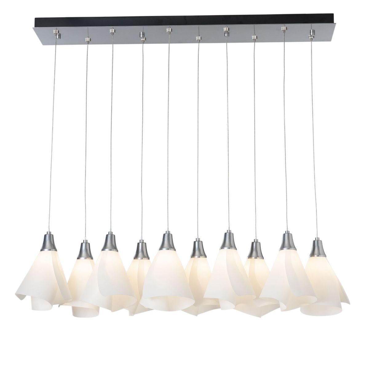 Mobius 46 in. 10 Lights Linear Pendant Light with Standard Height - Bees Lighting