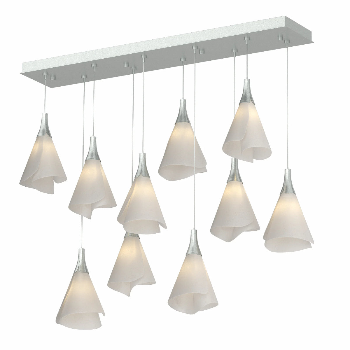Mobius 46 in. 10 Lights Linear Pendant Light with Standard Height