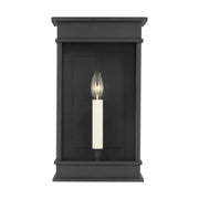 Cupertino 10" Mini Wall Lantern, Textured Black Finish - Bees Lighting