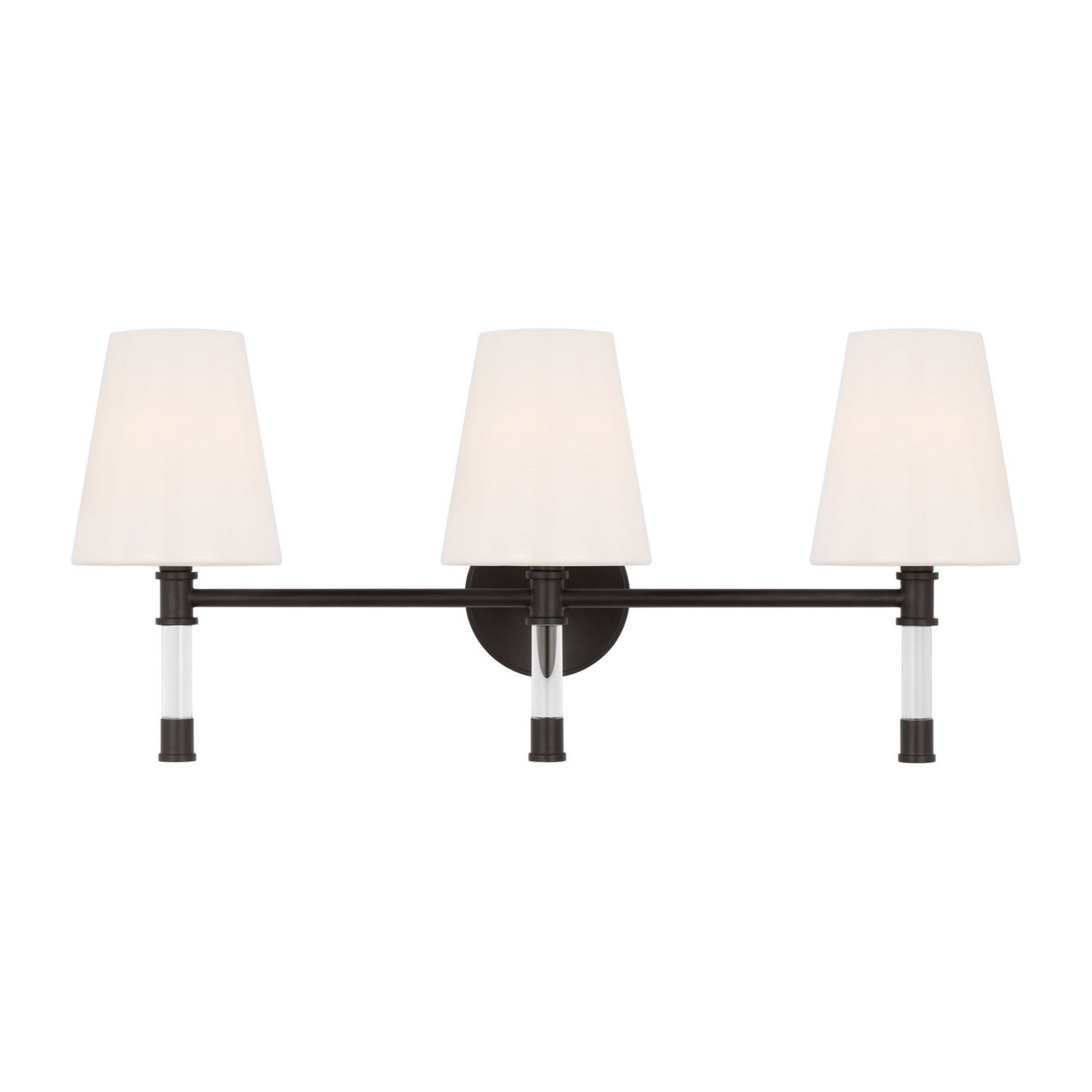 Hanover 25" 3-Light Bathroom Vanity, Aged Iron Finish - Bees Lighting
