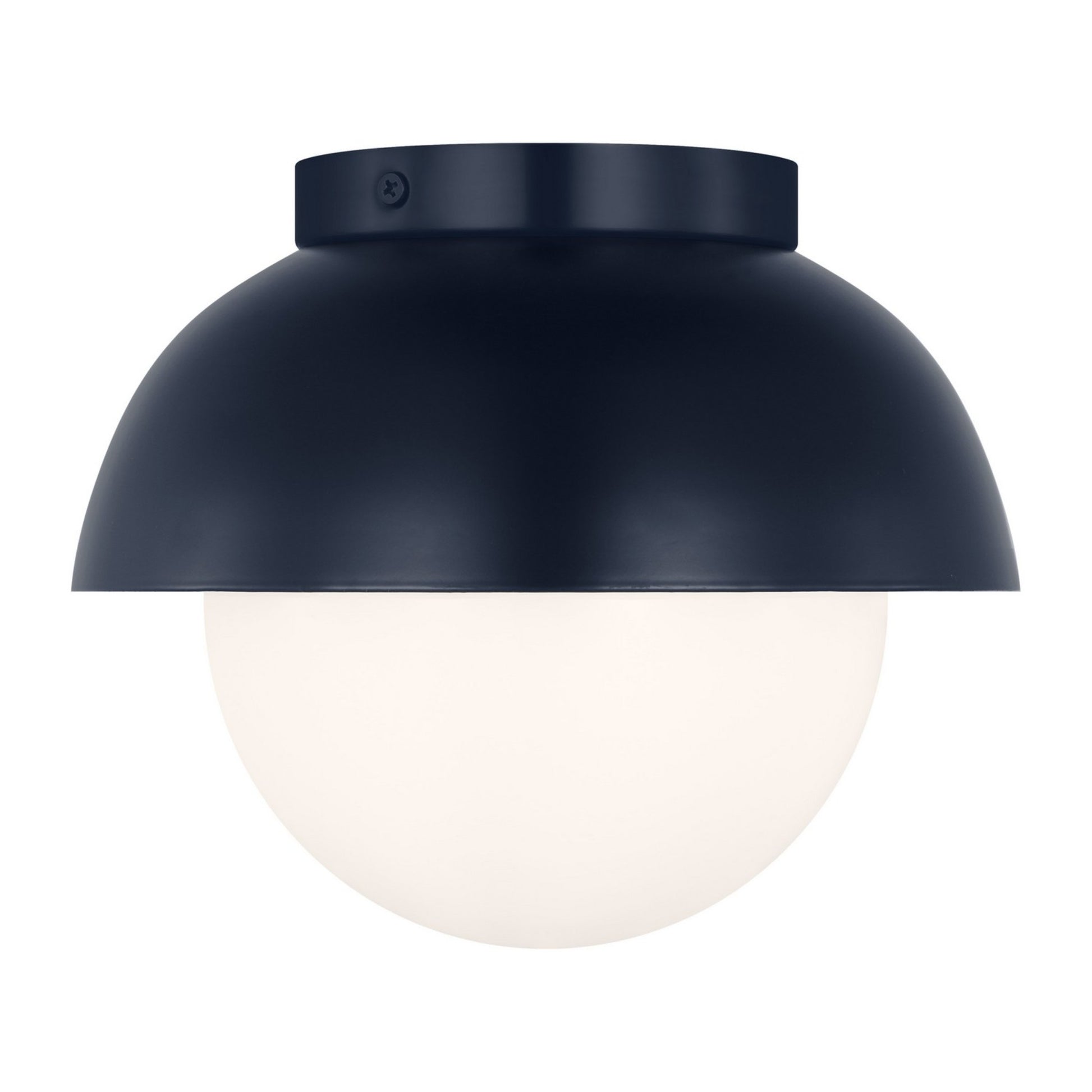 Hyde 8" Flush Mount, Navy Finish - Bees Lighting