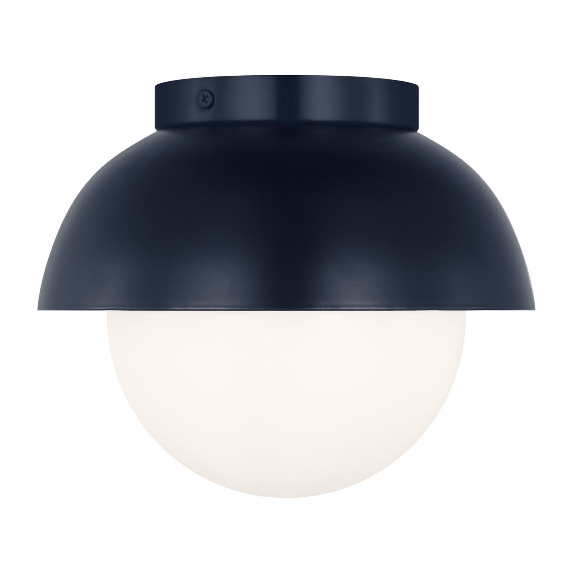 Hyde 8" Flush Mount, Navy Finish - Bees Lighting