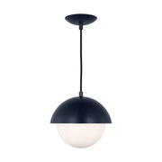 Hyde 10" Small Pendant, Navy Finish - Bees Lighting