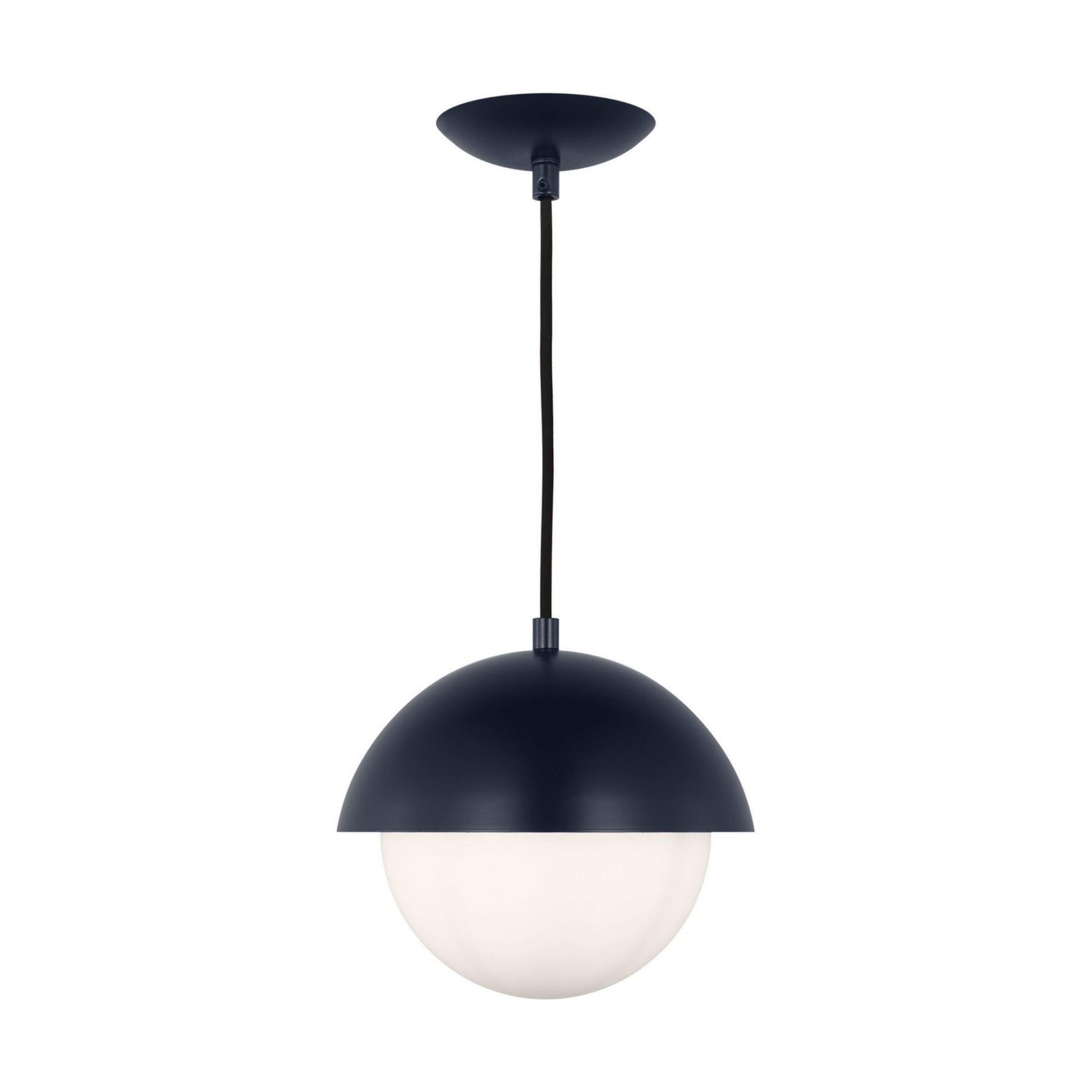 Hyde 10" Small Pendant, Navy Finish - Bees Lighting