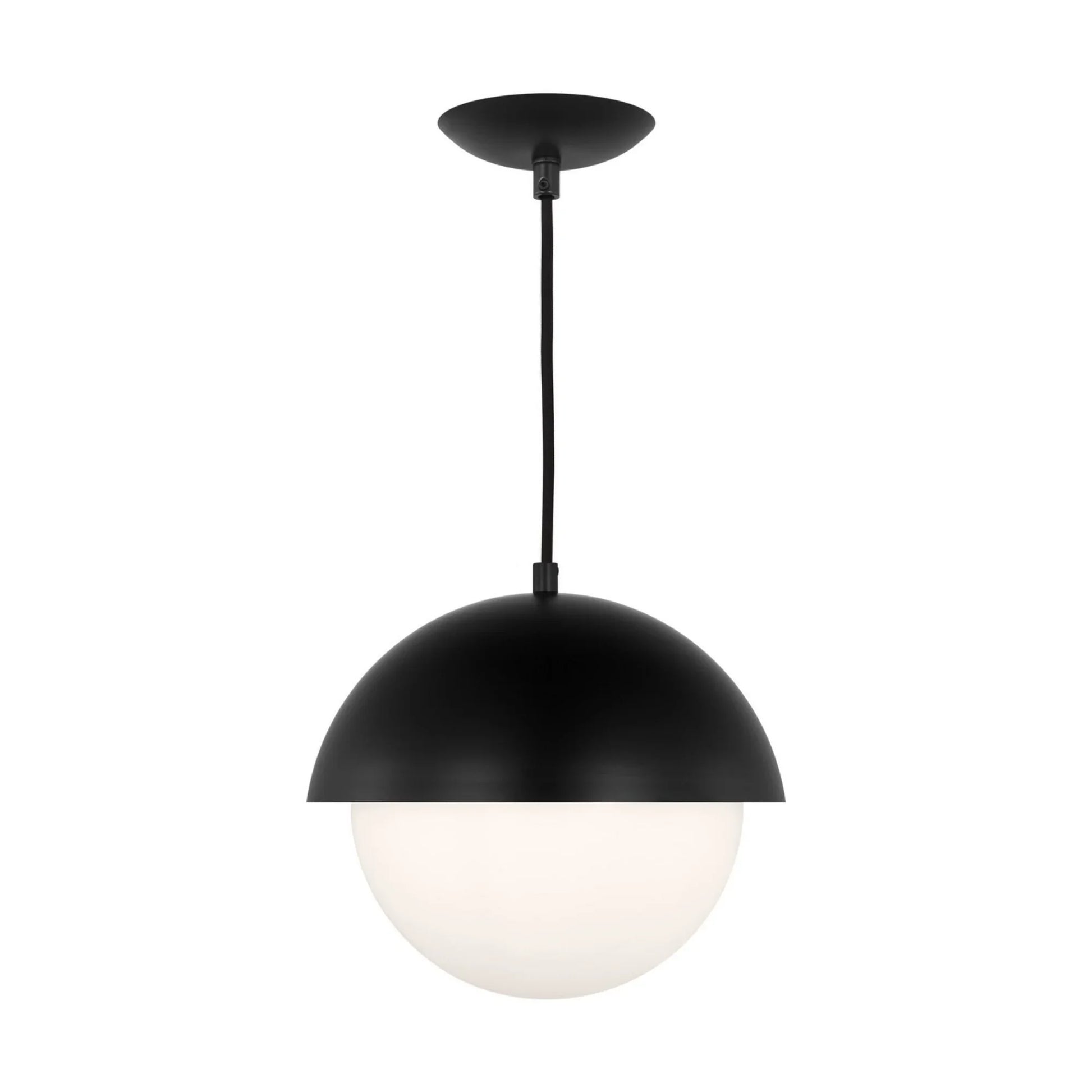 Hyde 12" Medium Pendant, Midnight Black Finish - Bees Lighting