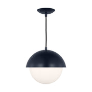 Hyde 12" Medium Pendant, Navy Finish - Bees Lighting
