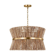 Thurlo 24" 3-Light Medium Hanging Shade, Satin Brass Finish - Bees Lighting