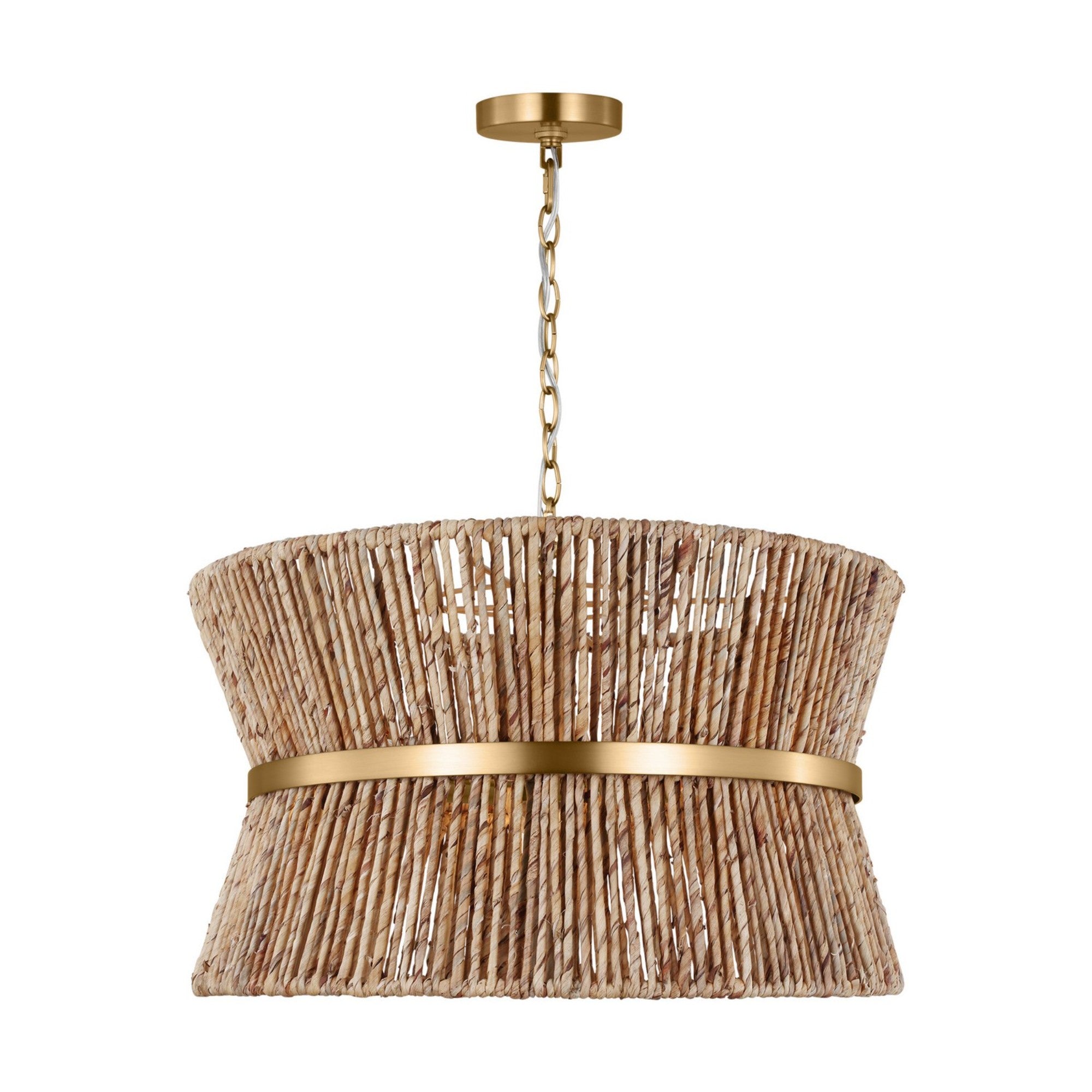 Thurlo 24" 3-Light Medium Hanging Shade, Satin Brass Finish - Bees Lighting