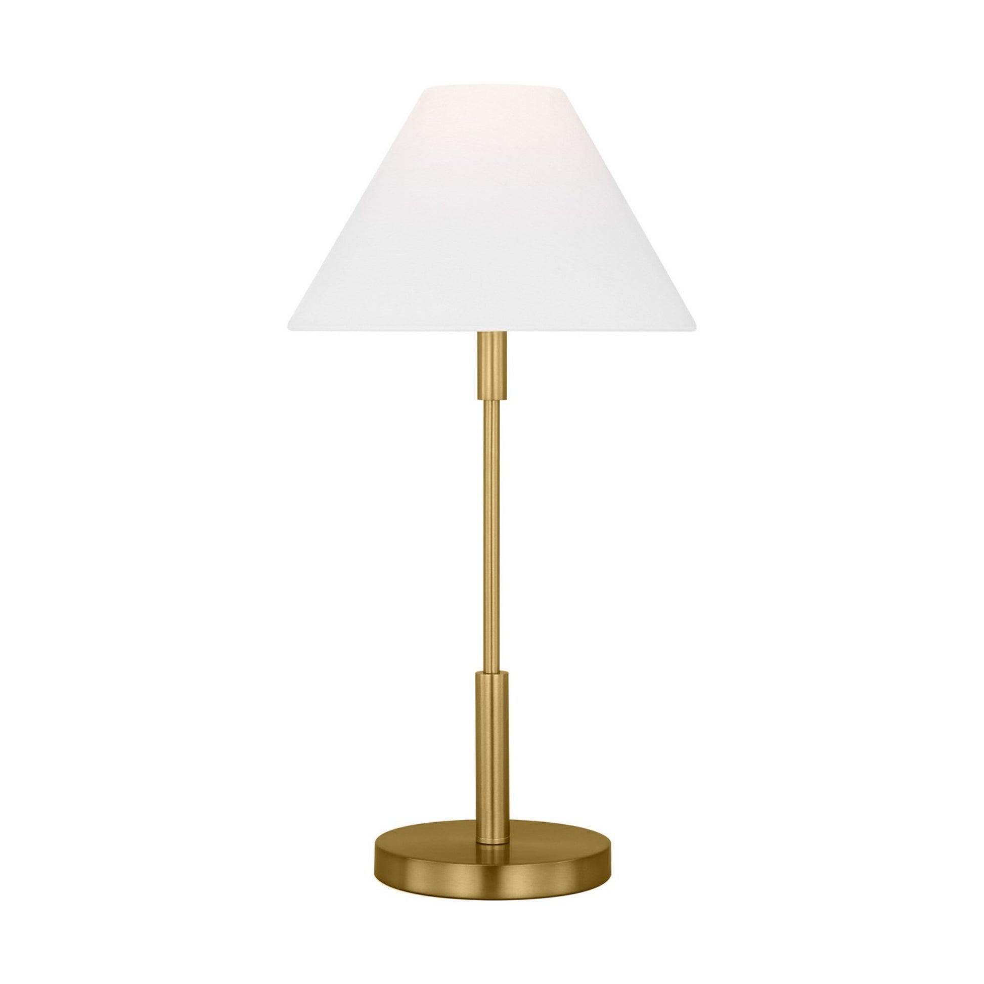 Porteau 23" Medium Table Lamp, Satin Brass Finish - Bees Lighting