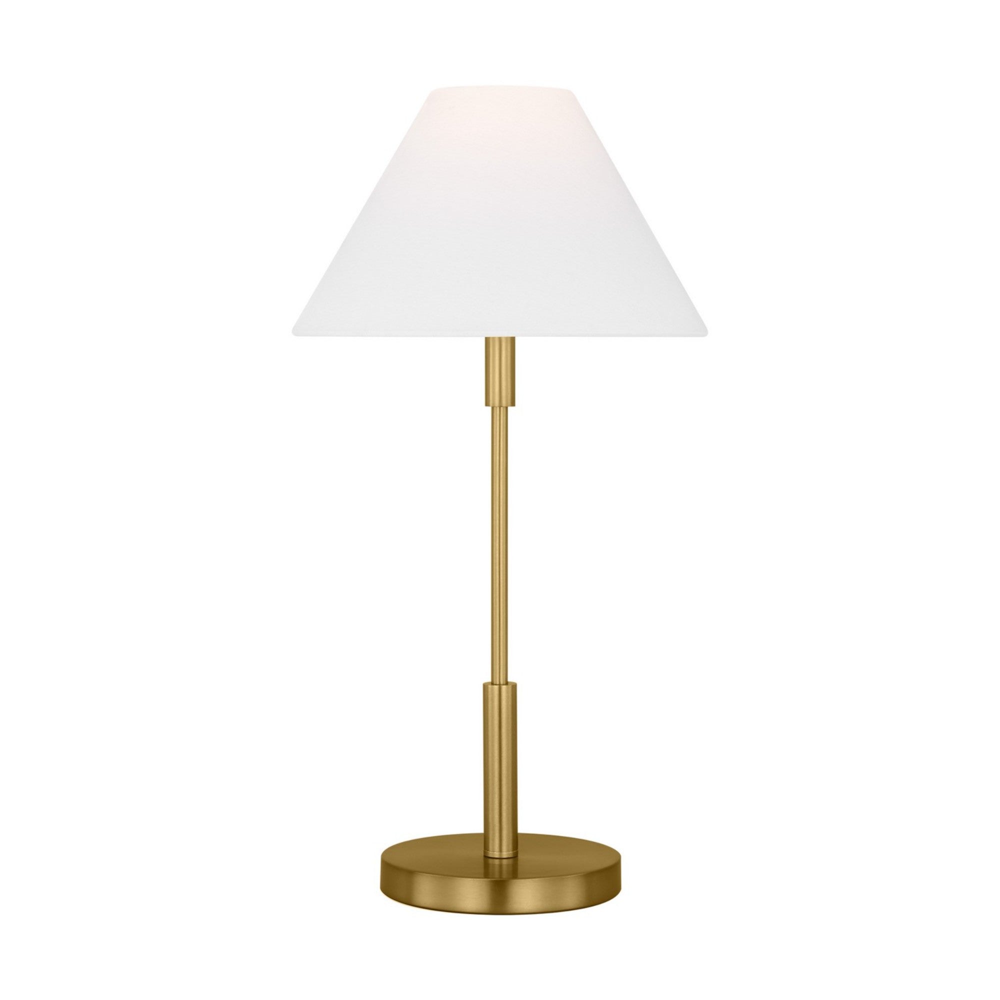 Porteau 23" Medium Table Lamp, Satin Brass Finish - Bees Lighting