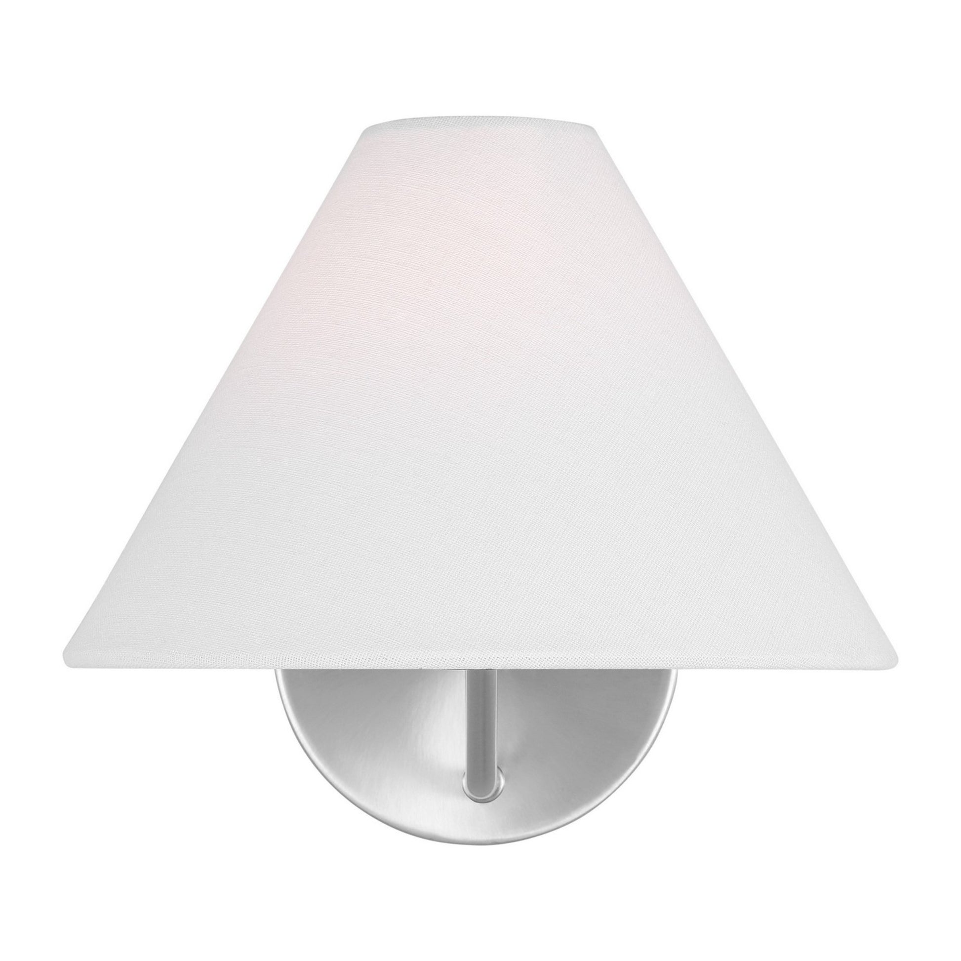 Burke 9" Wall Sconce, Brushed Steel Finish - Bees Lighting