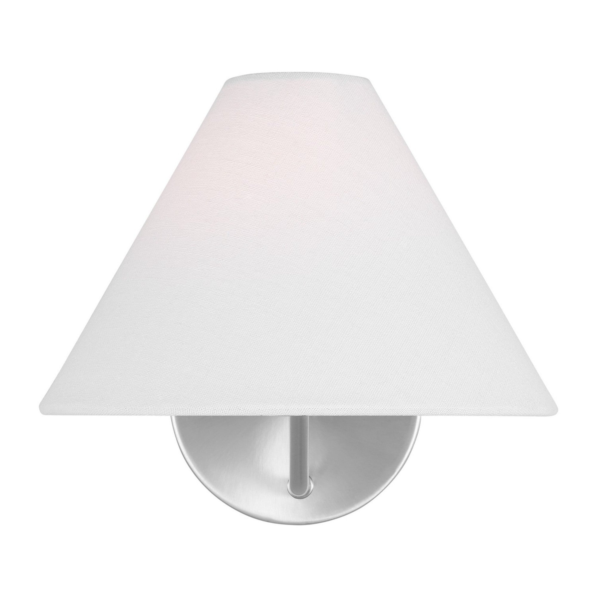 Burke 9" Wall Sconce, Brushed Steel Finish - Bees Lighting