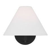 Burke 9" Wall Sconce, Midnight Black Finish - Bees Lighting